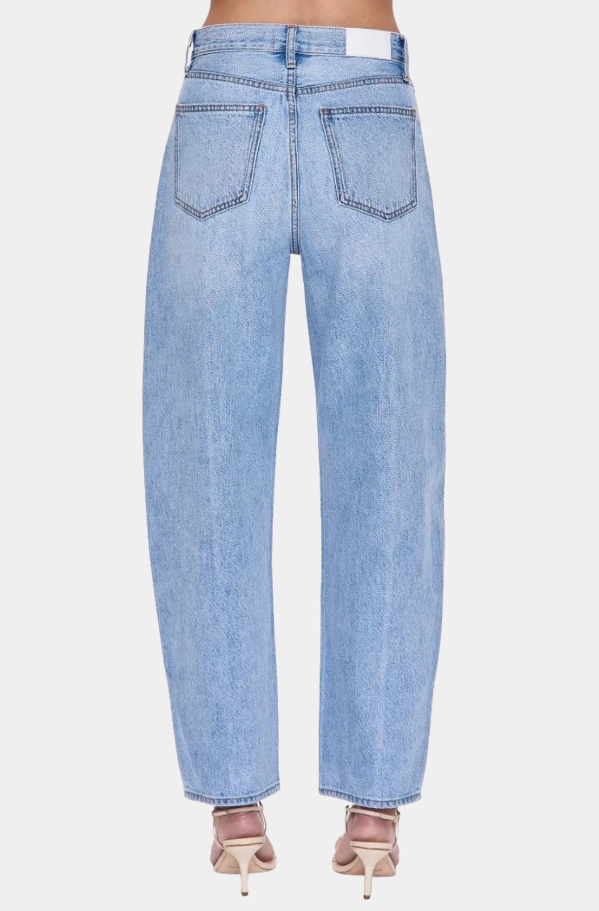 Wes High Rise Barrel Jeans - Image 2