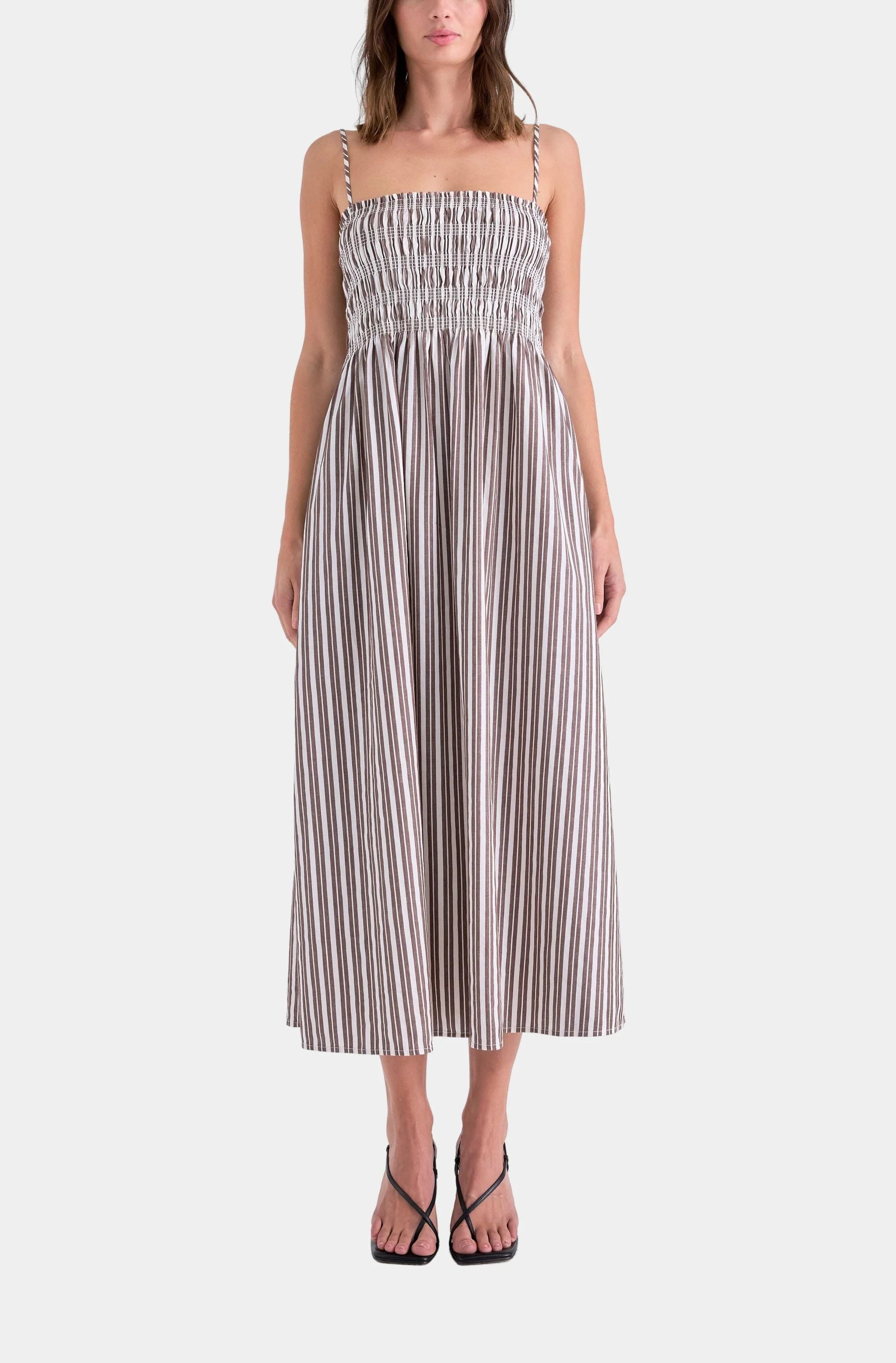 Bianca Shirred Bodice Dress