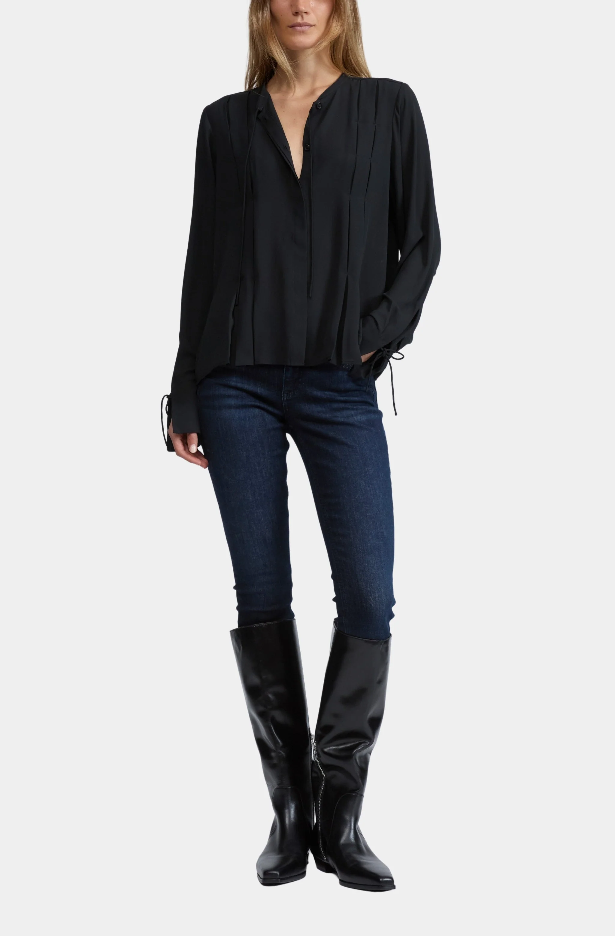 Arden Pleated Blouse