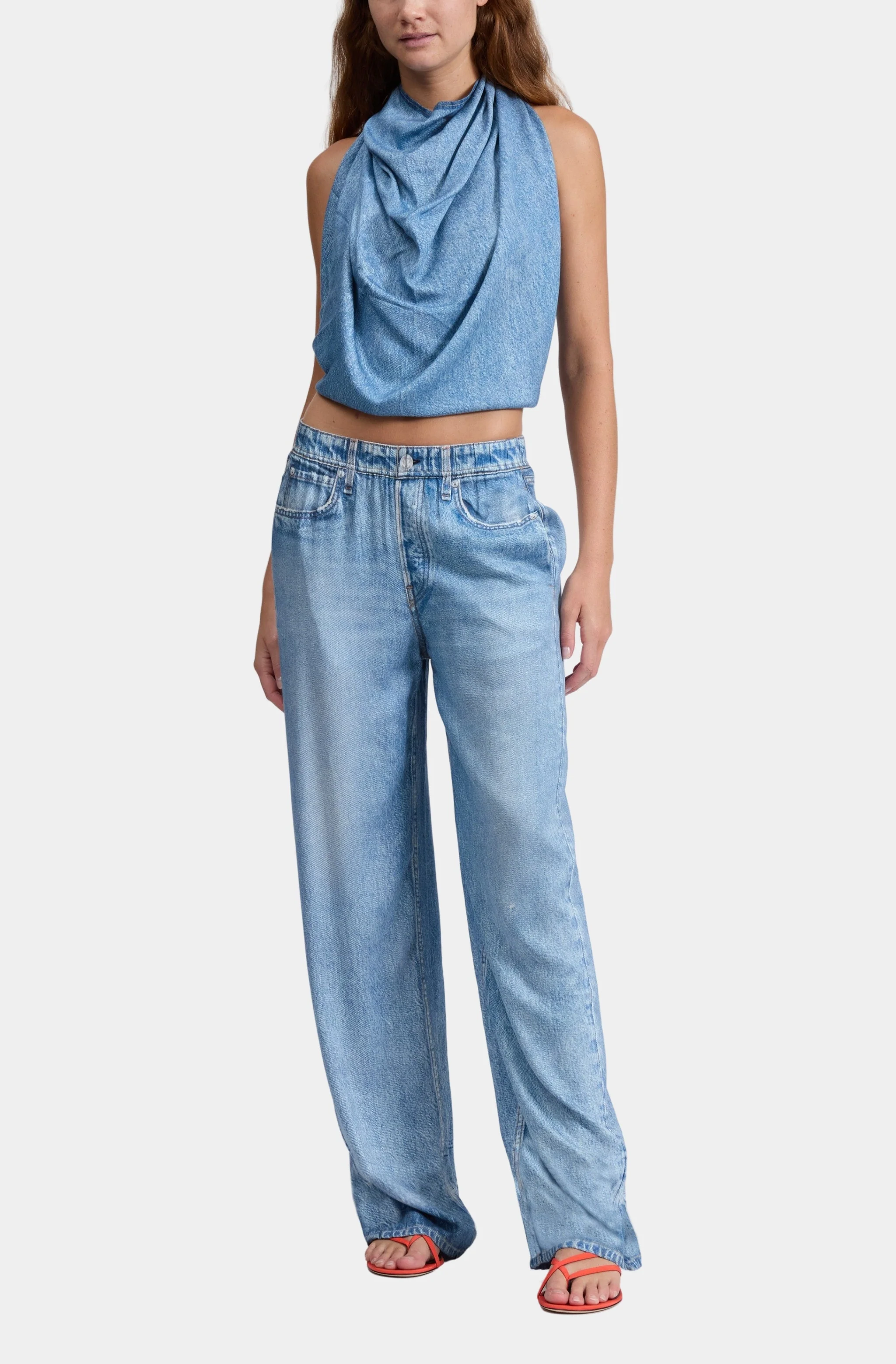 Miramar Slink Wide Leg Pull On Pant