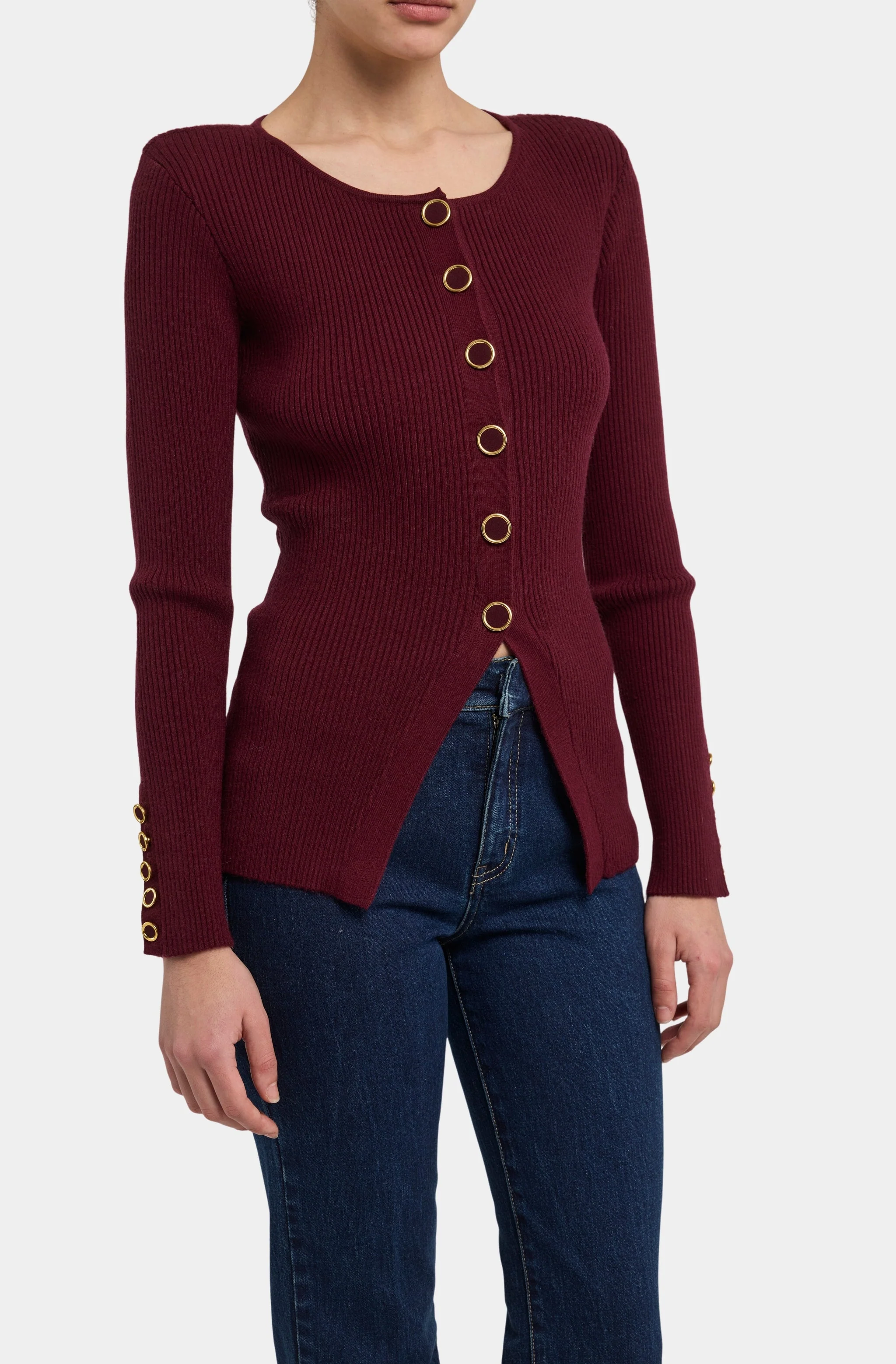 Cherish Rib Cardigan - Image 2