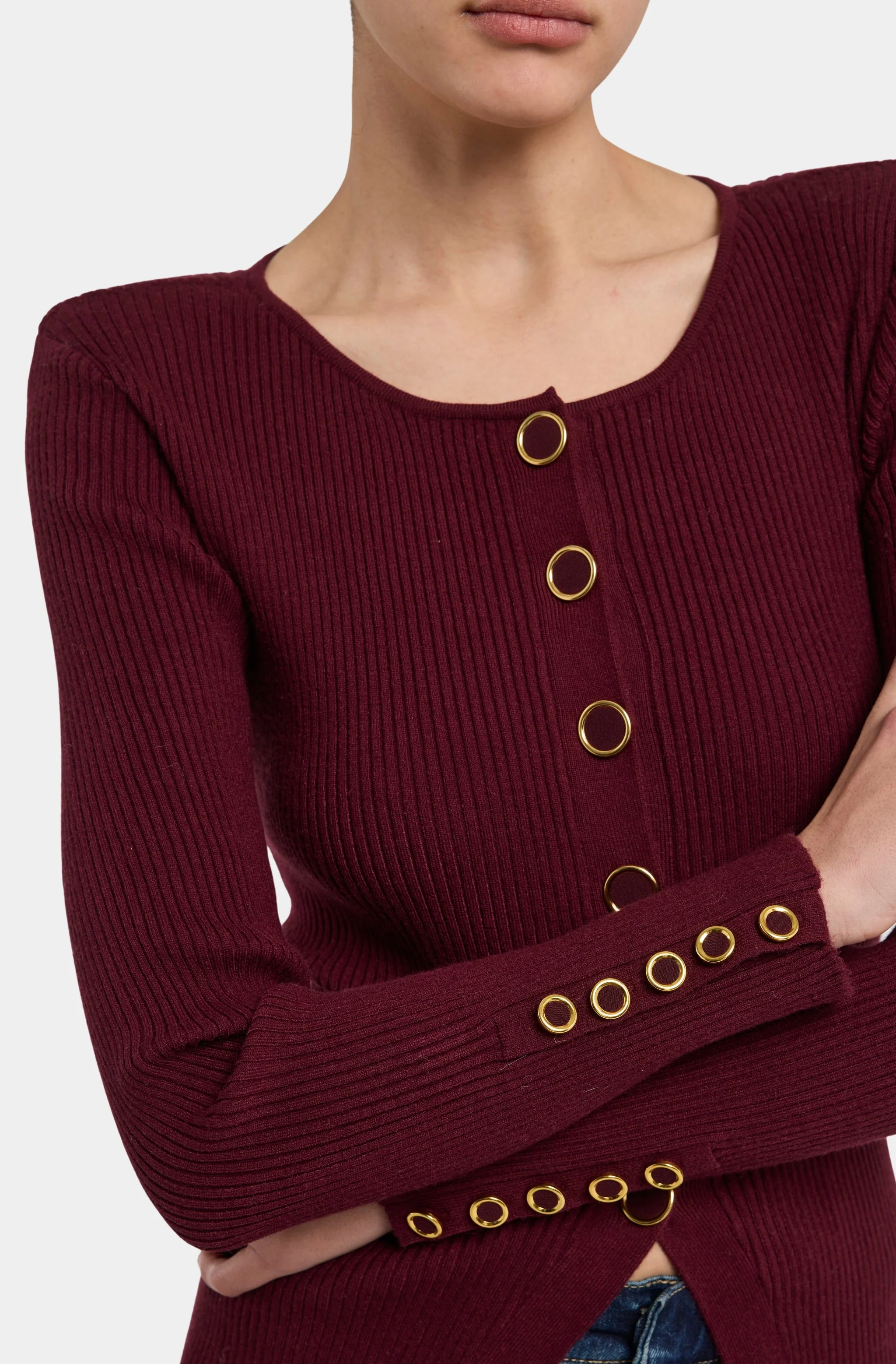 Cherish Rib Cardigan - Image 3