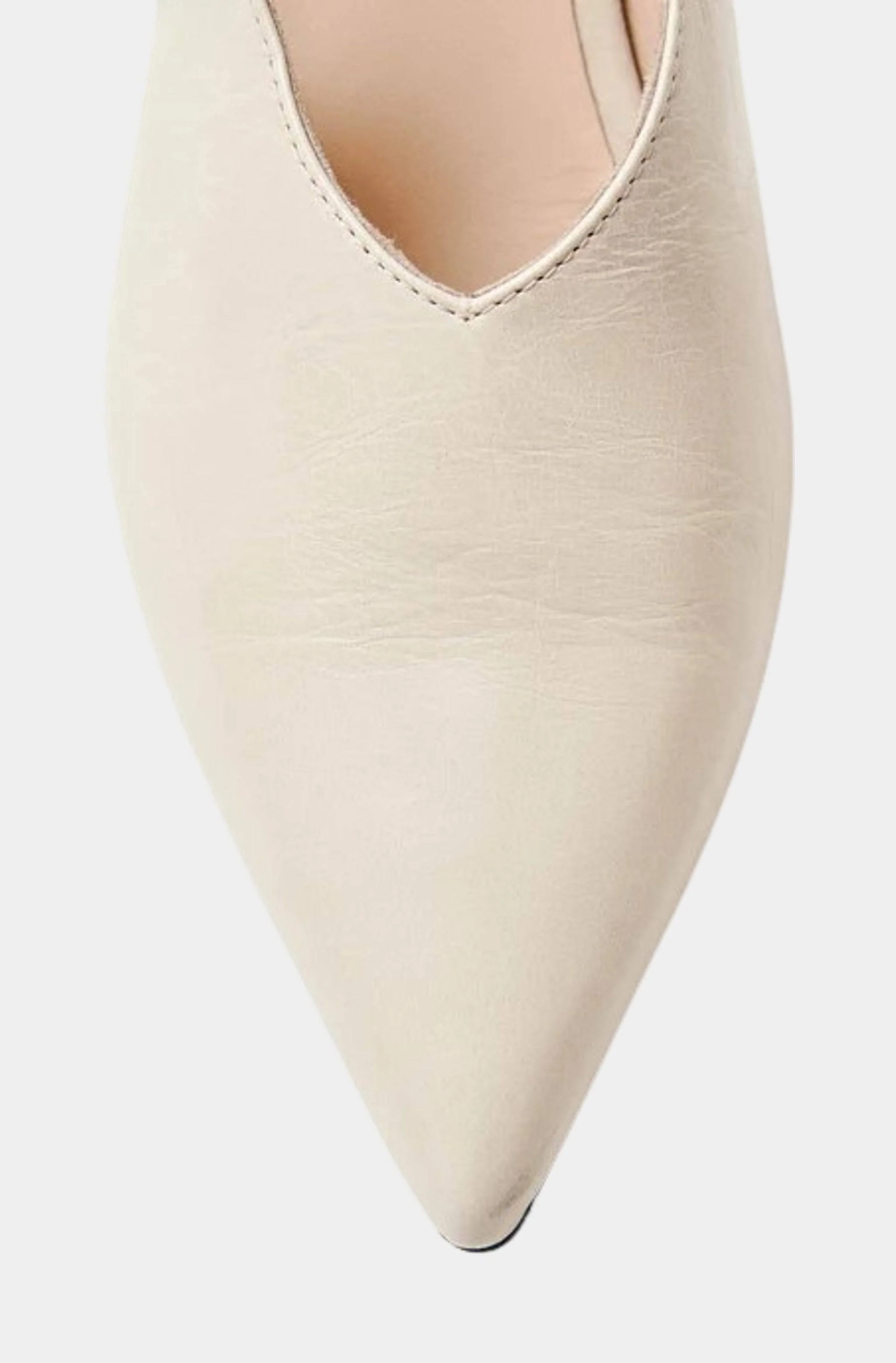 Eros Cream Leather Mules - Image 5