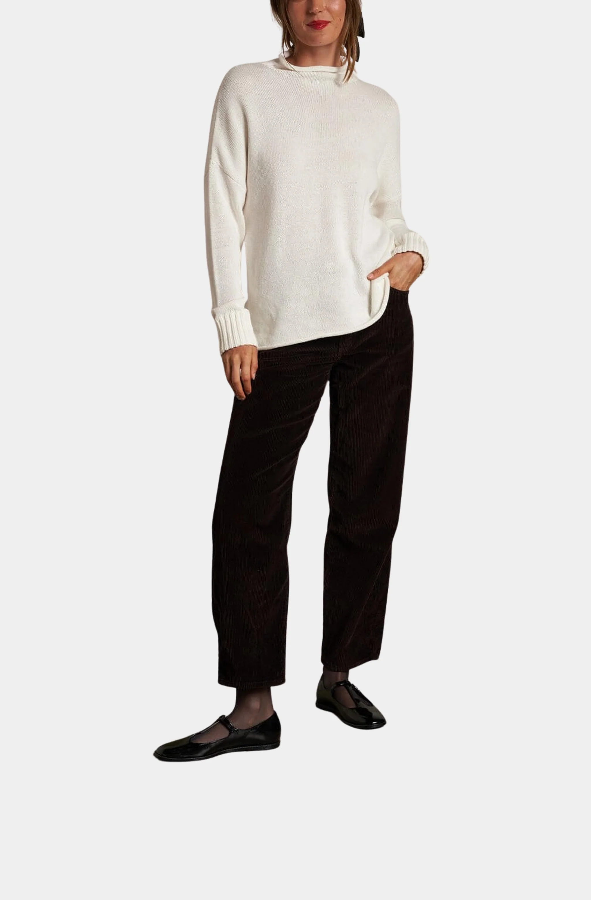 Nova Cashmere Roll Neck Sweater
