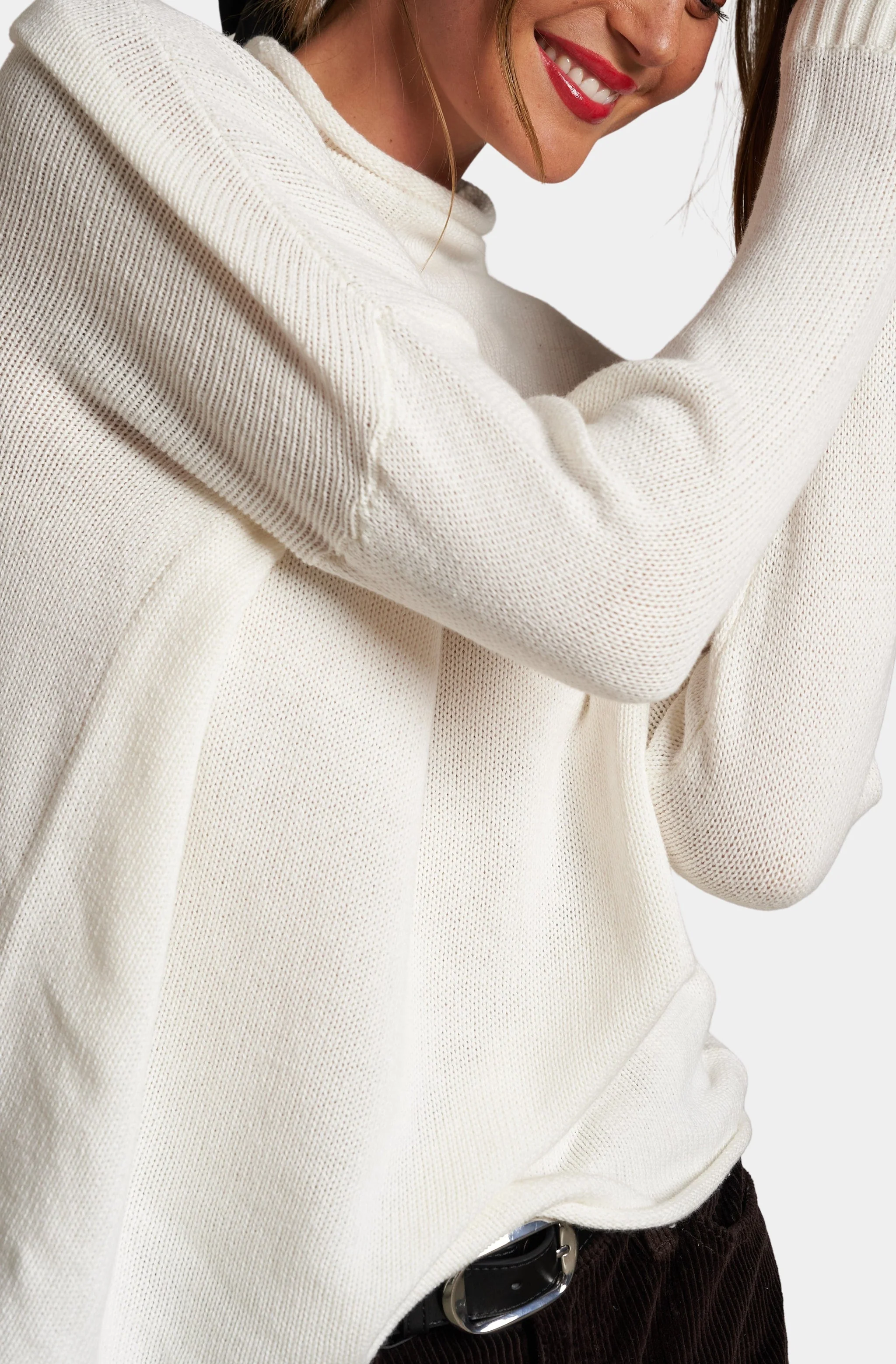Nova Cashmere Roll Neck Sweater - Image 2