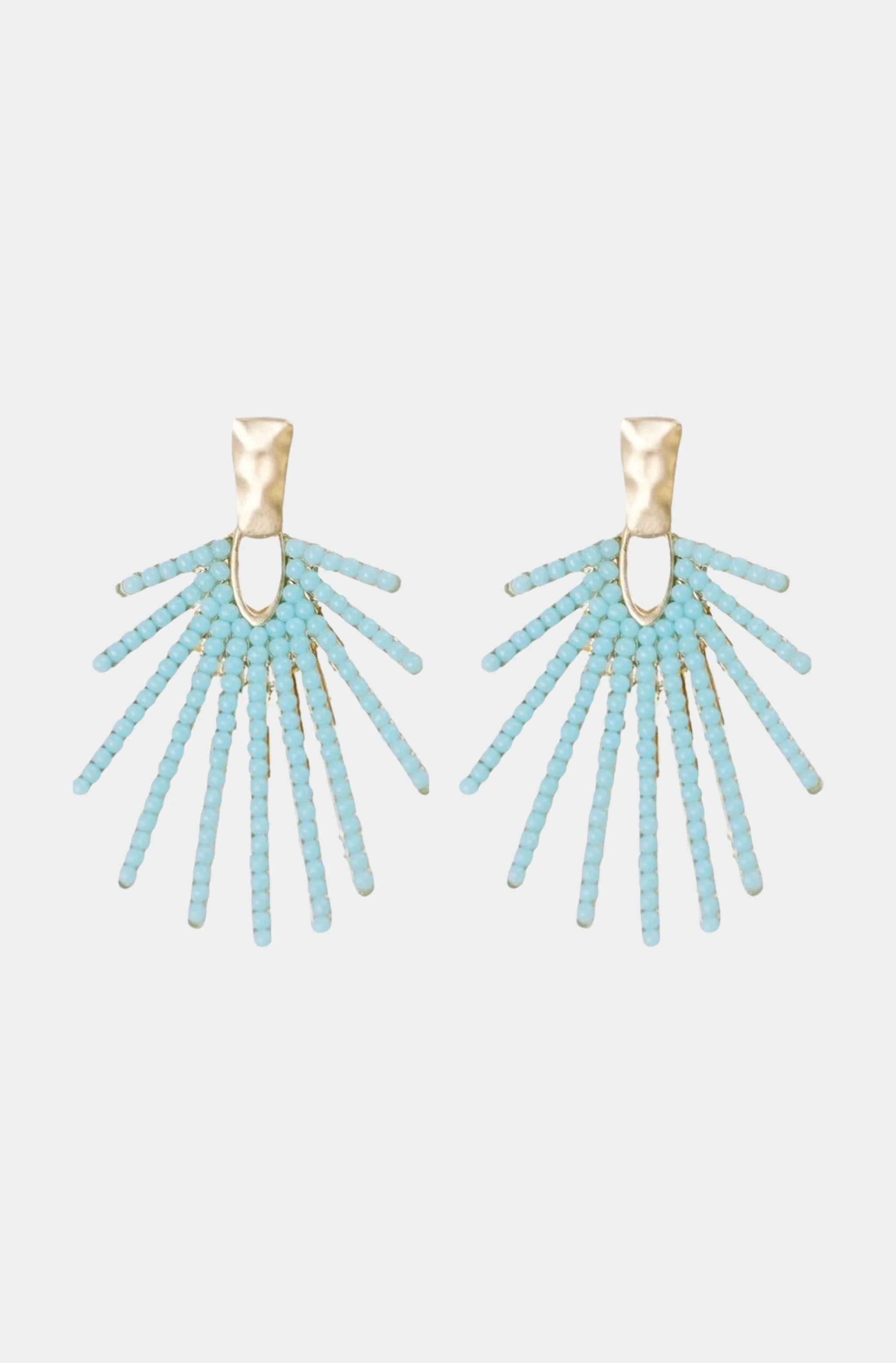 Sunburst Statement Drop Earrings