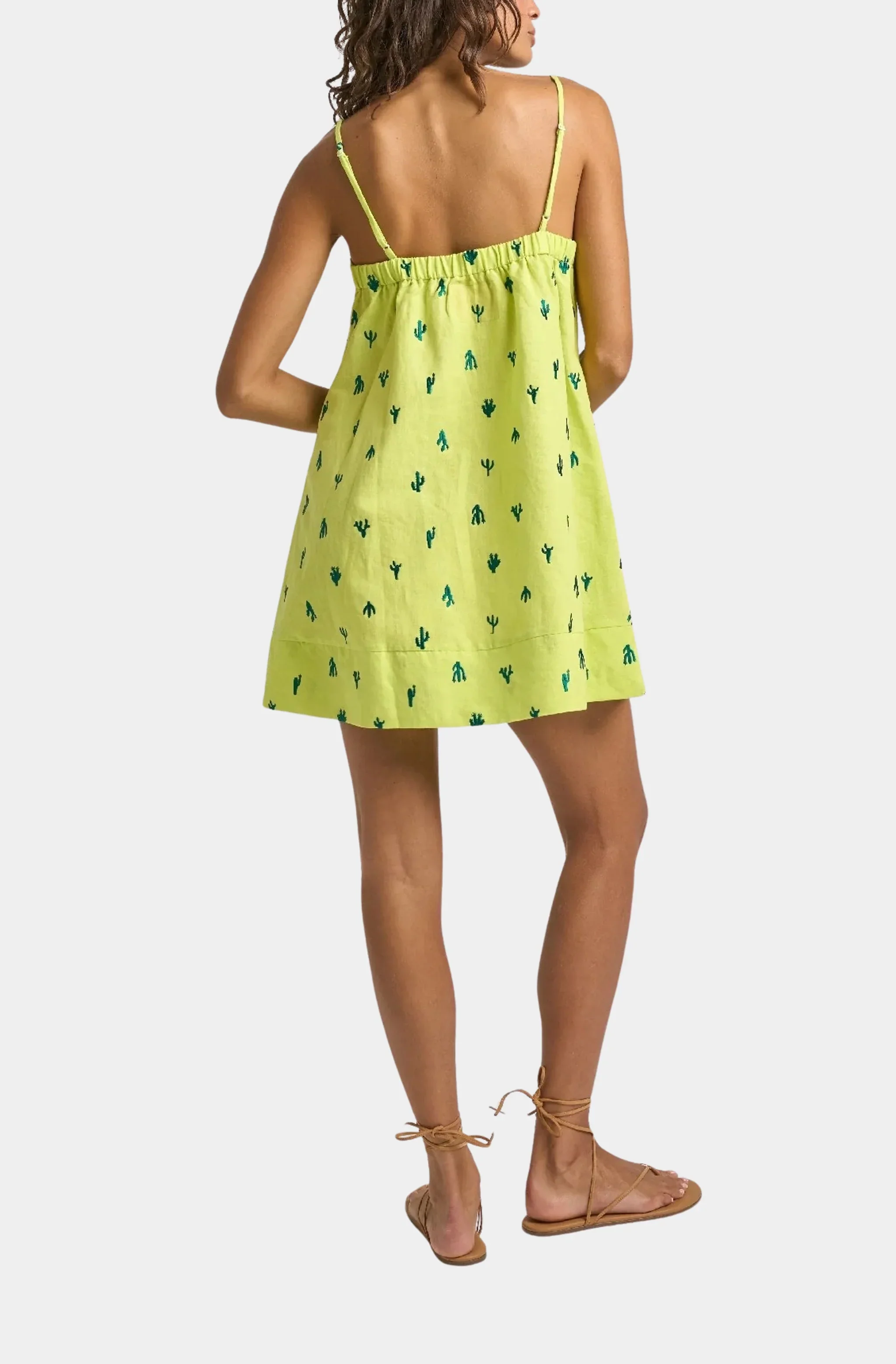 Mini Strappy Trapeze Dress - Image 4