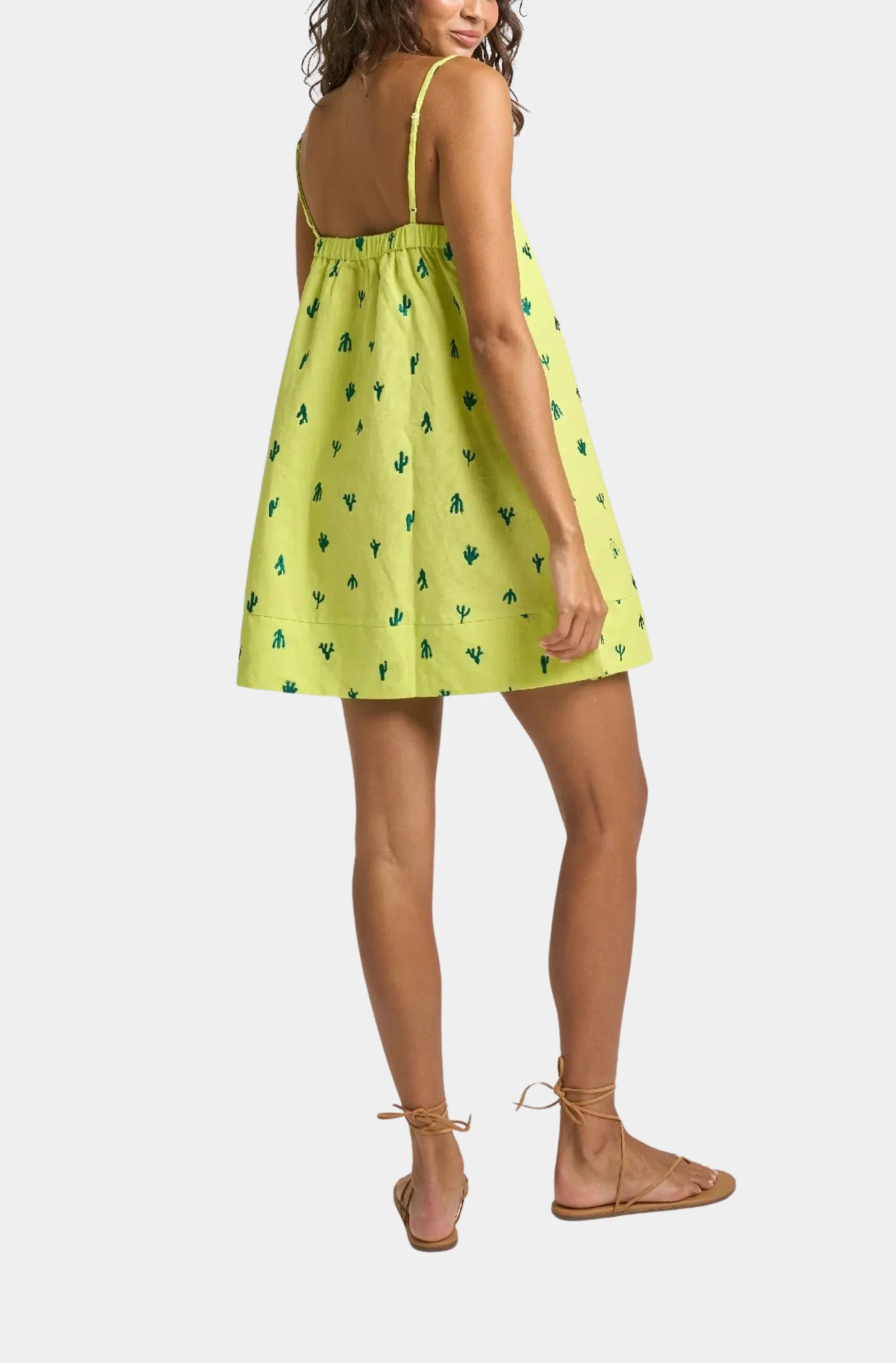 Mini Strappy Trapeze Dress - Image 5