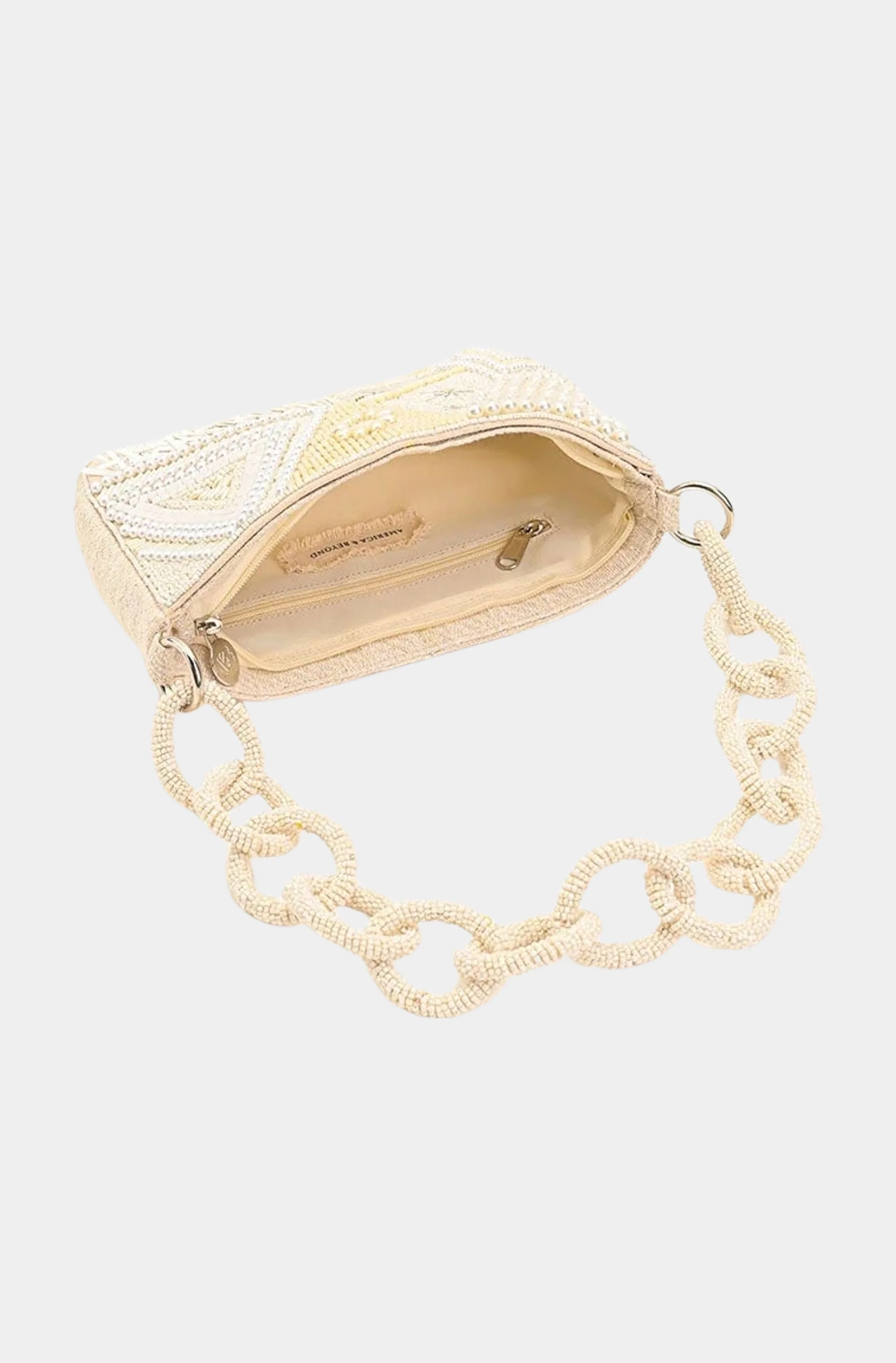 Shimmering Sands Embellished Shoulder Bag - Image 4