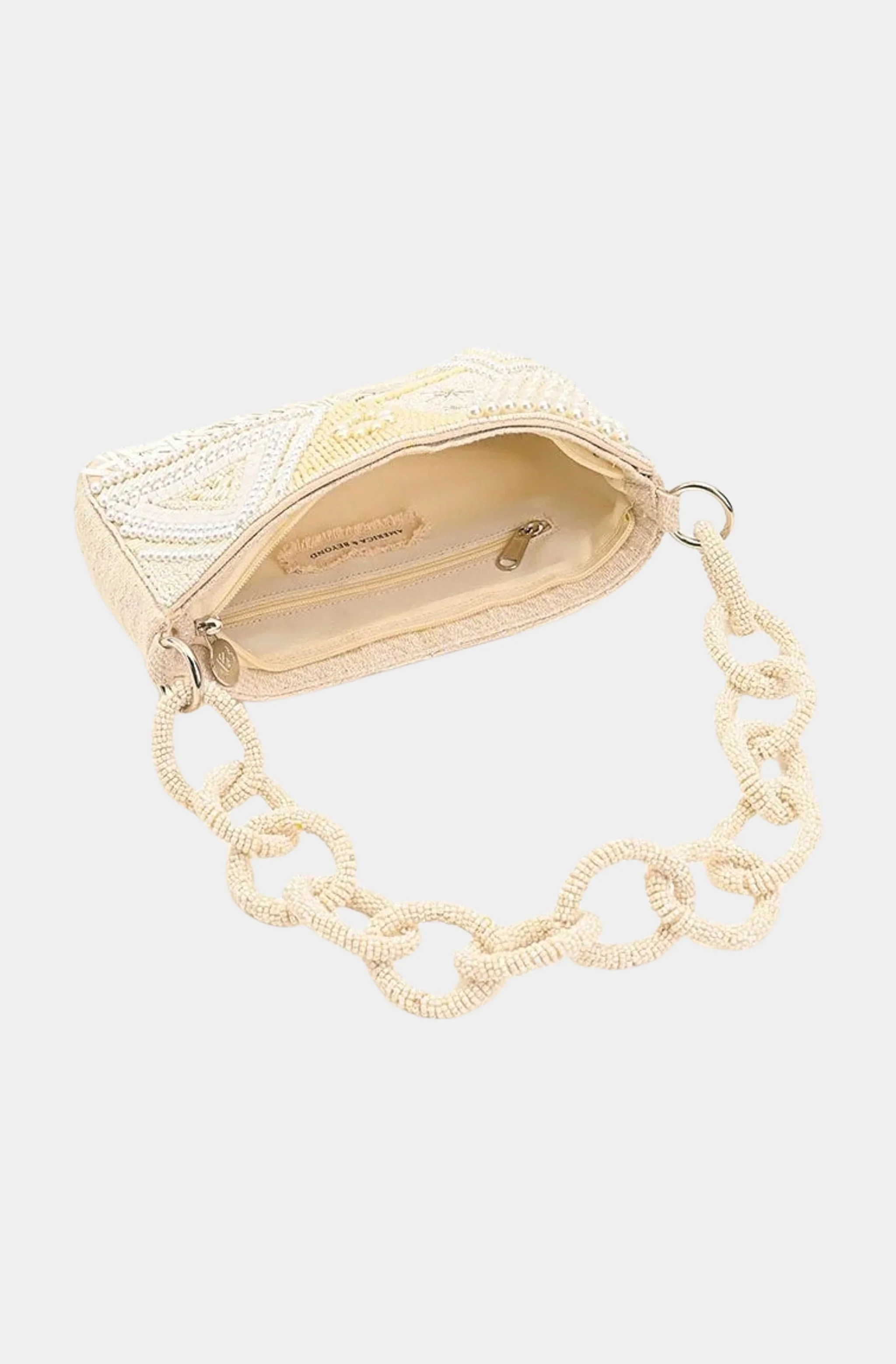 Shimmering Sands Embellished Shoulder Bag - Image 8