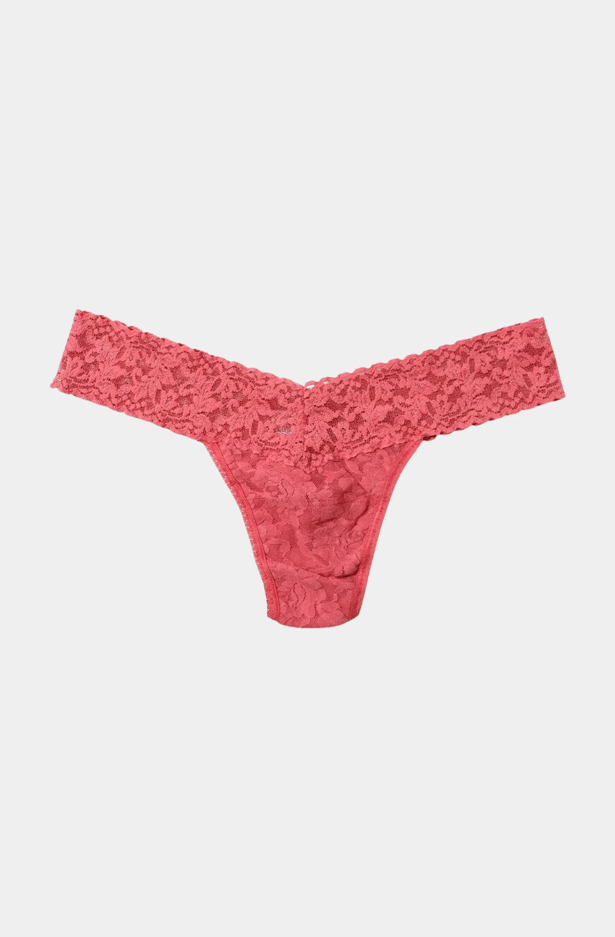 Signature Lace Low Rise Thong