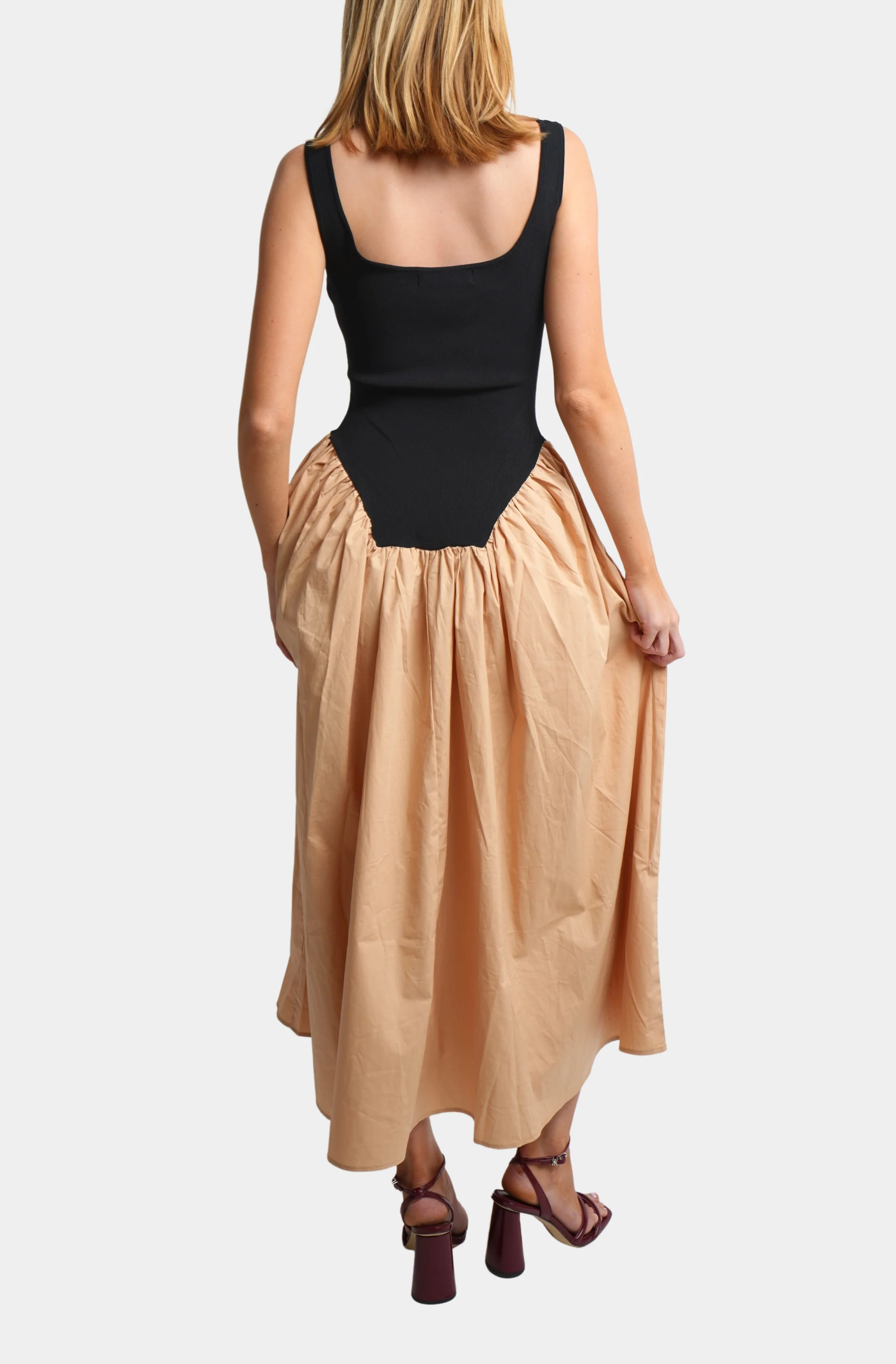 Julia Colourblock Dress - Image 2