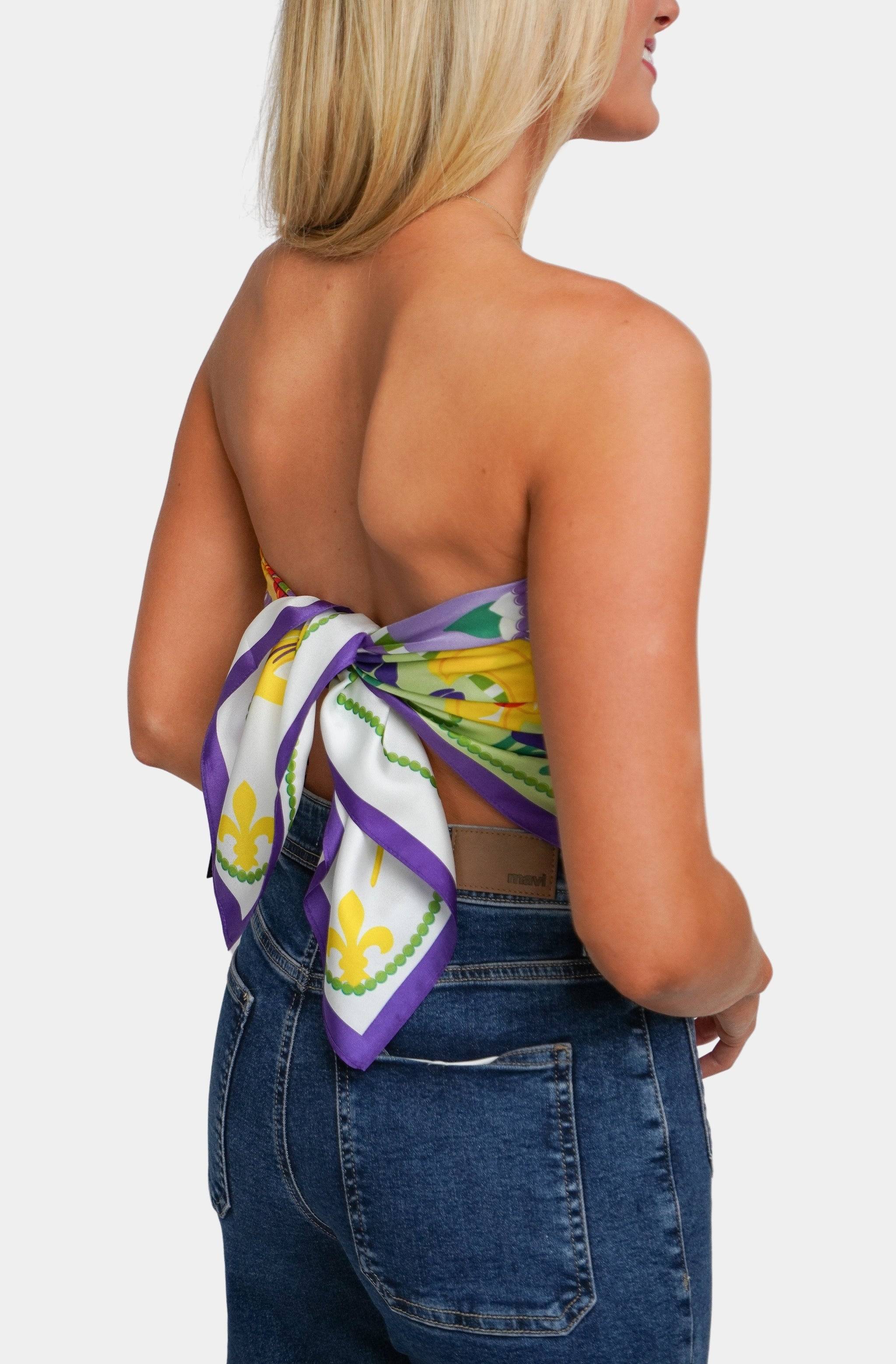 Hemline Exclusive Mardi Gras Saturday Scarf - Image 2