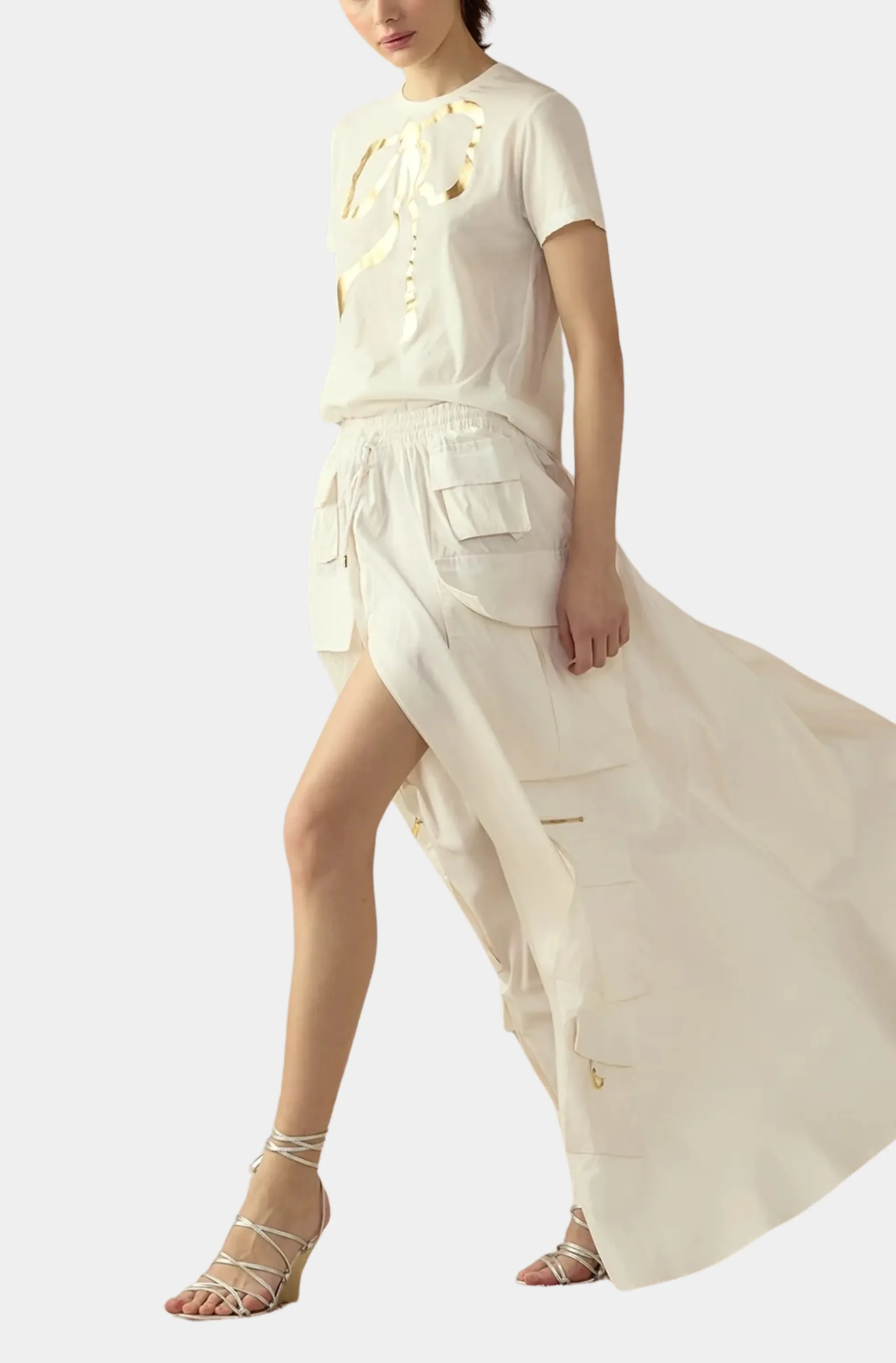 Taffeta Cargo Skirt - Image 3