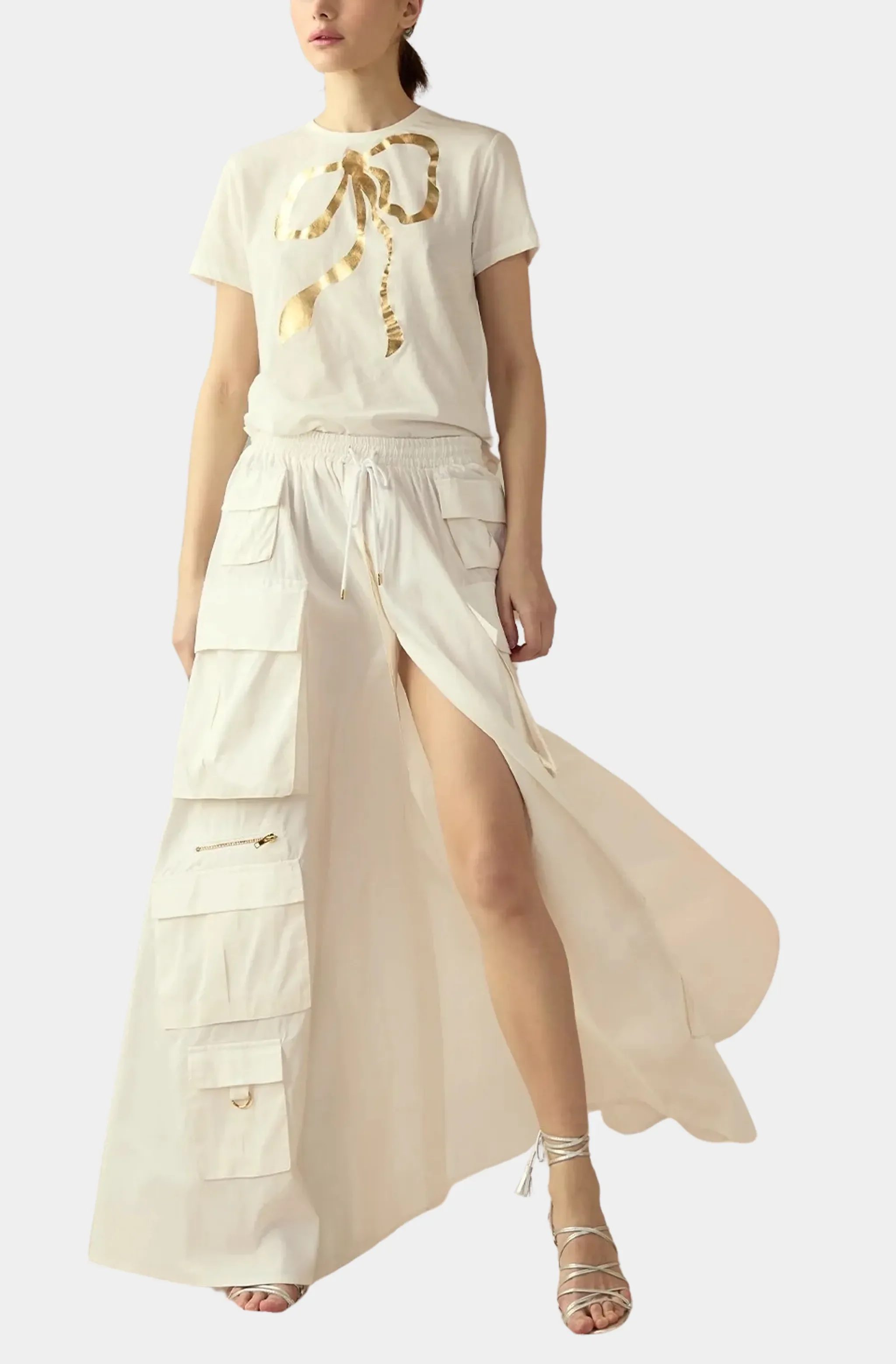 Taffeta Cargo Skirt - Image 4