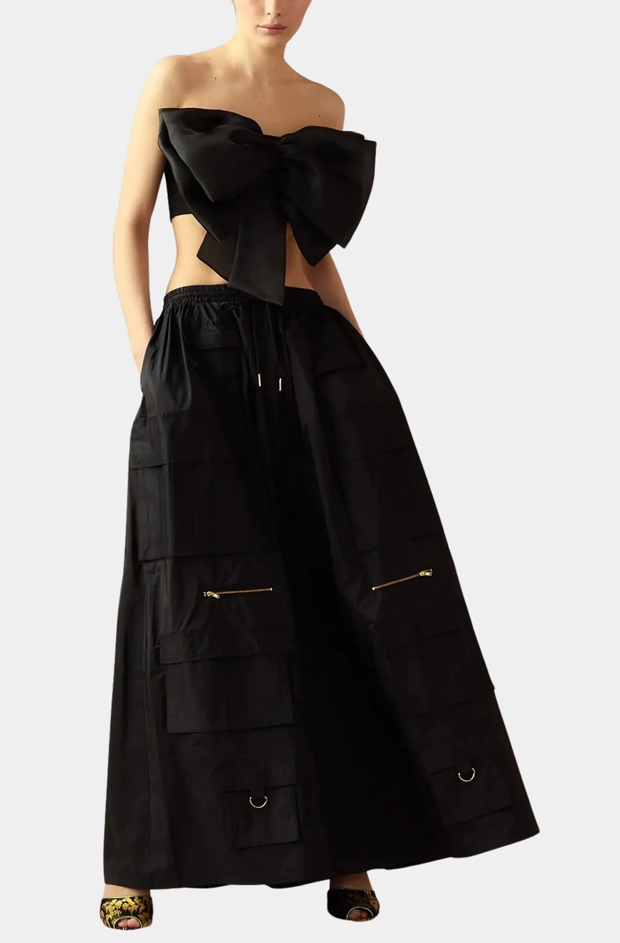 Taffeta Cargo Skirt - Image 5