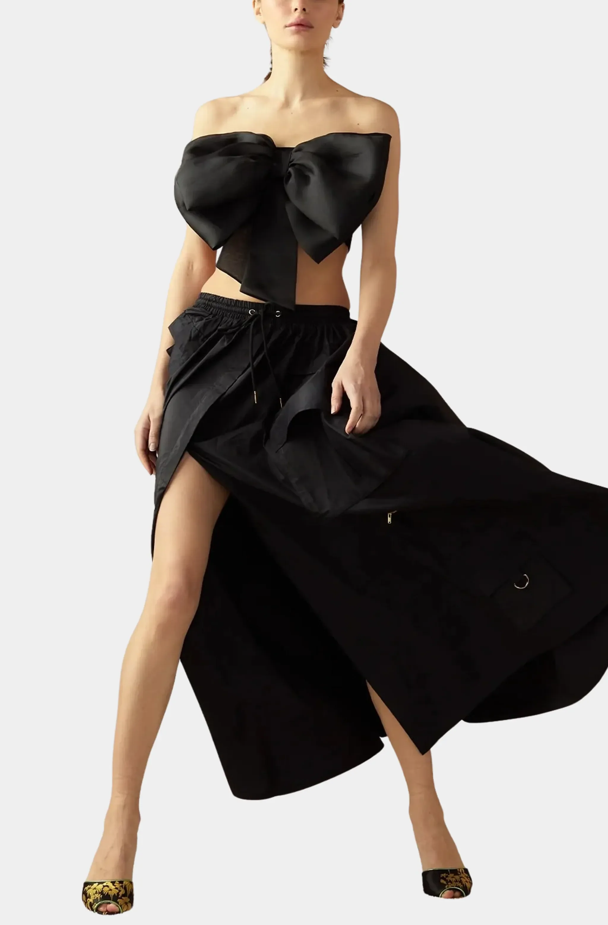 Taffeta Cargo Skirt - Image 6