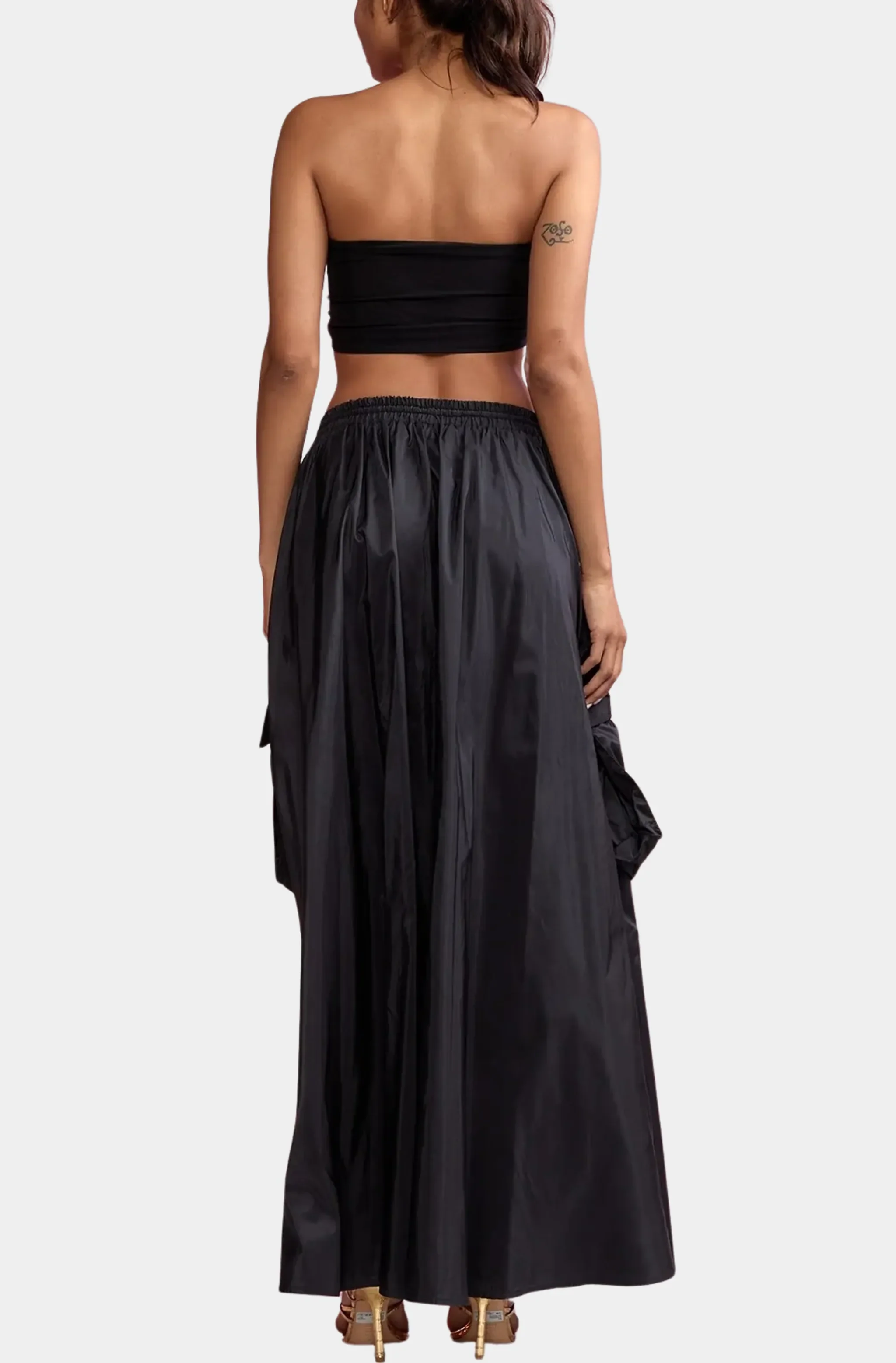 Taffeta Cargo Skirt - Image 7