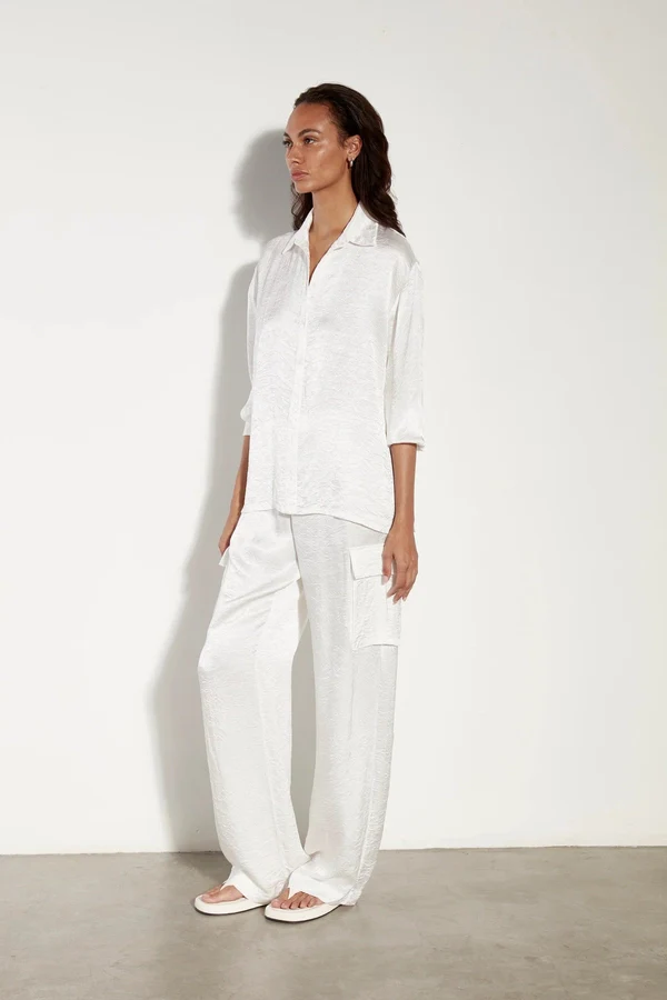 Textured Satin Shirt - Image 3