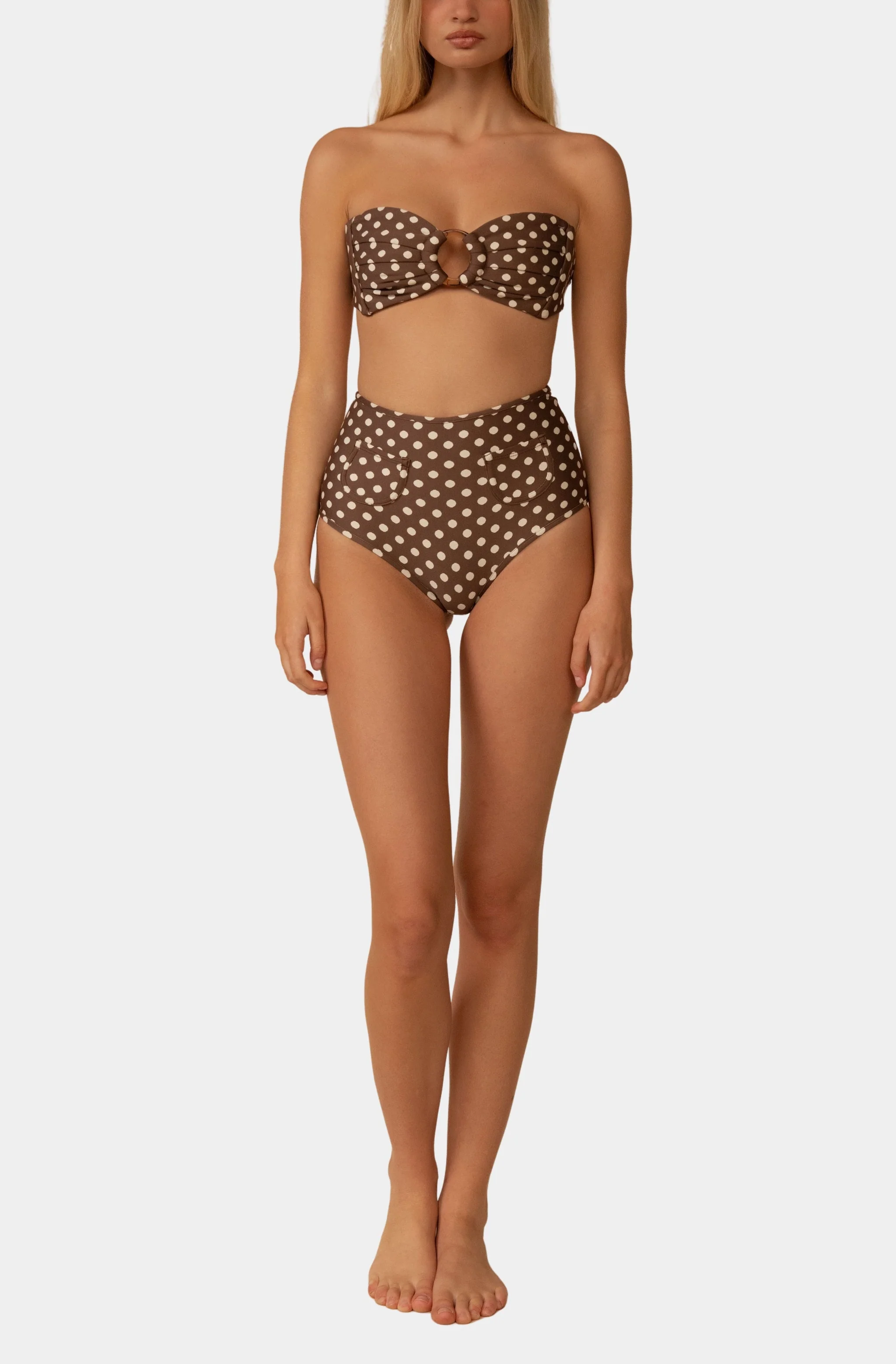 Tori Ties Bandeau Bikini Top