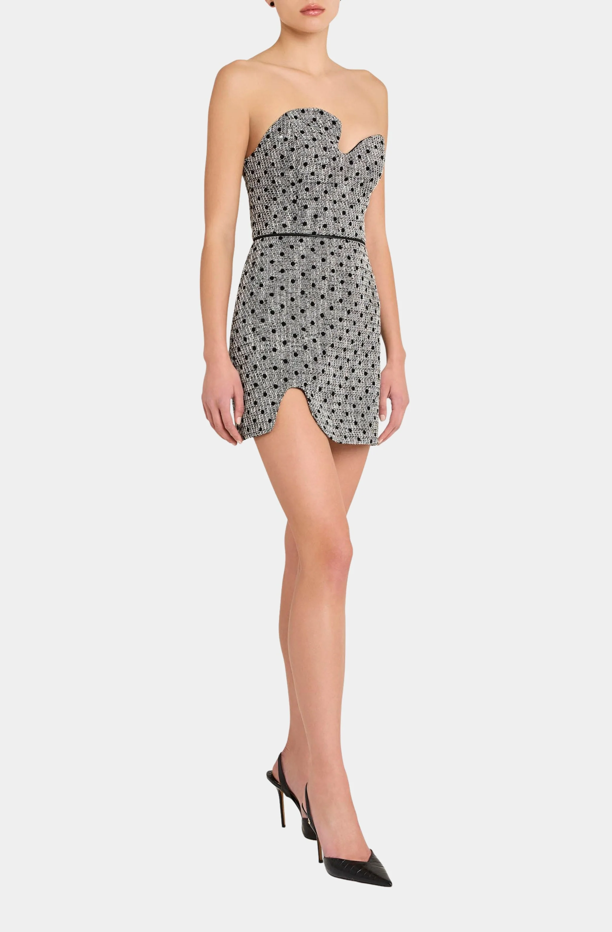 Puzzle Strapless Mini Dress - Image 2