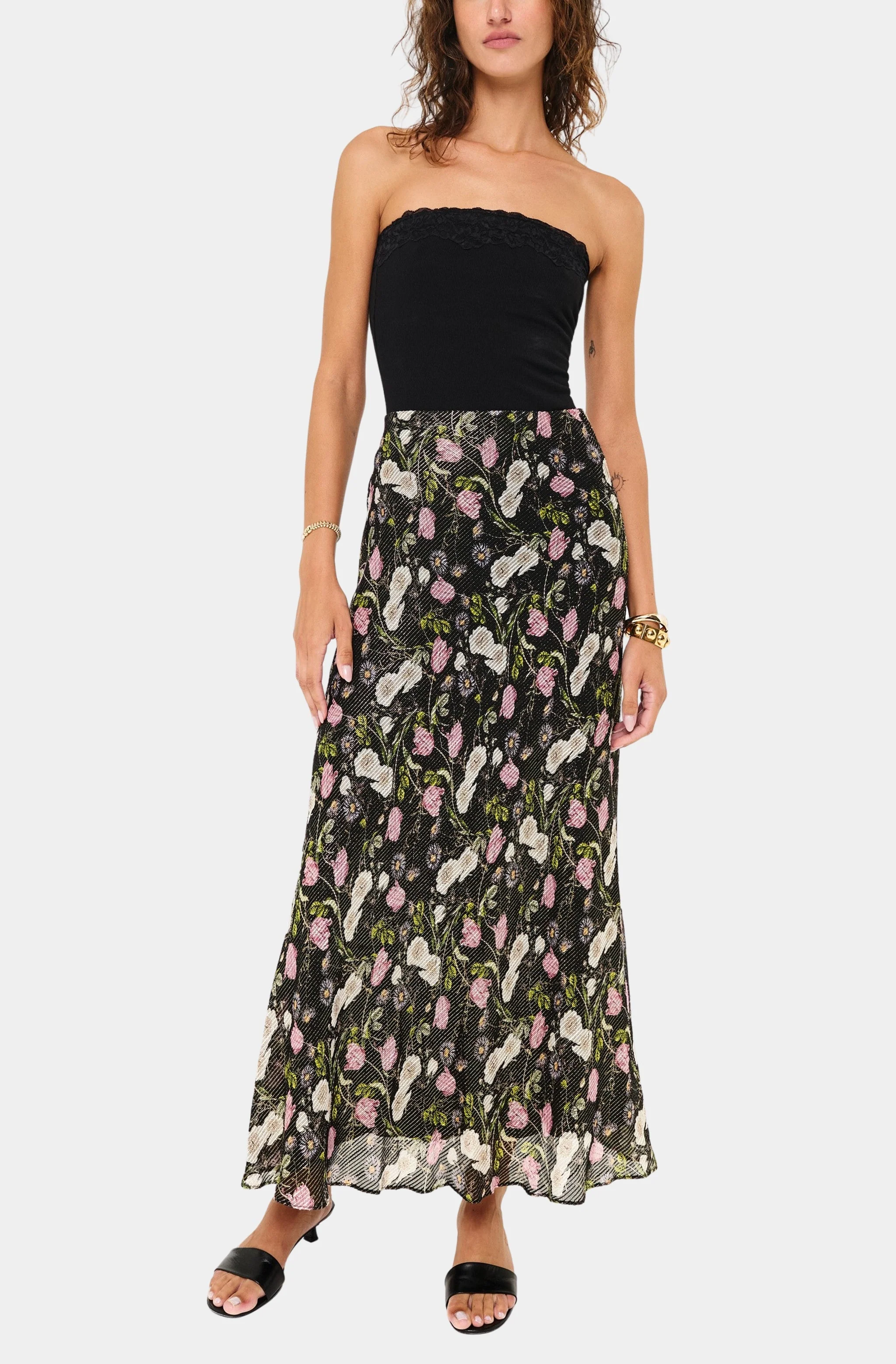 Rama Strapless Rib Knit Camisole - Image 3