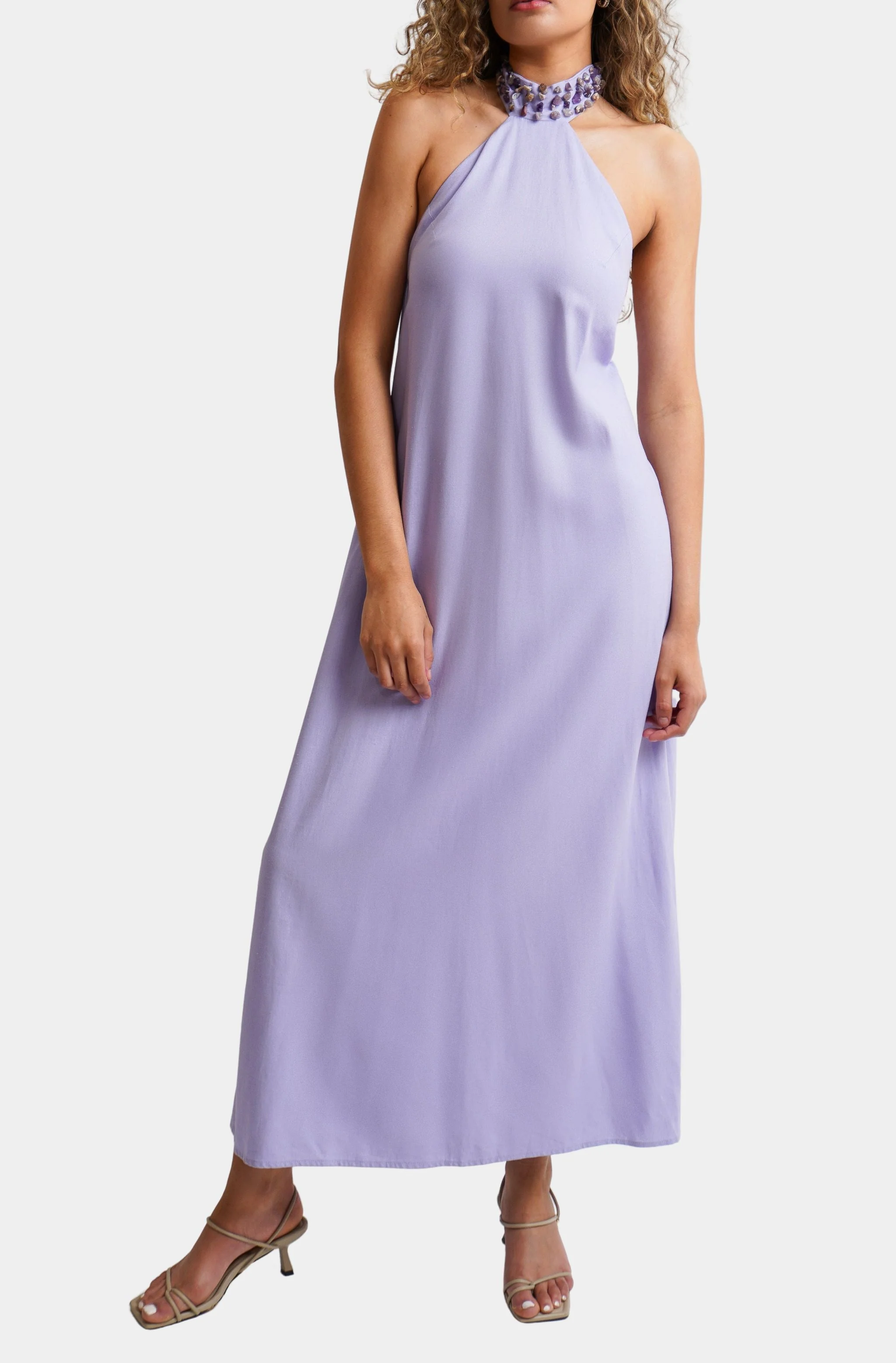 Maxi Dress with Beaded Details - Image 2