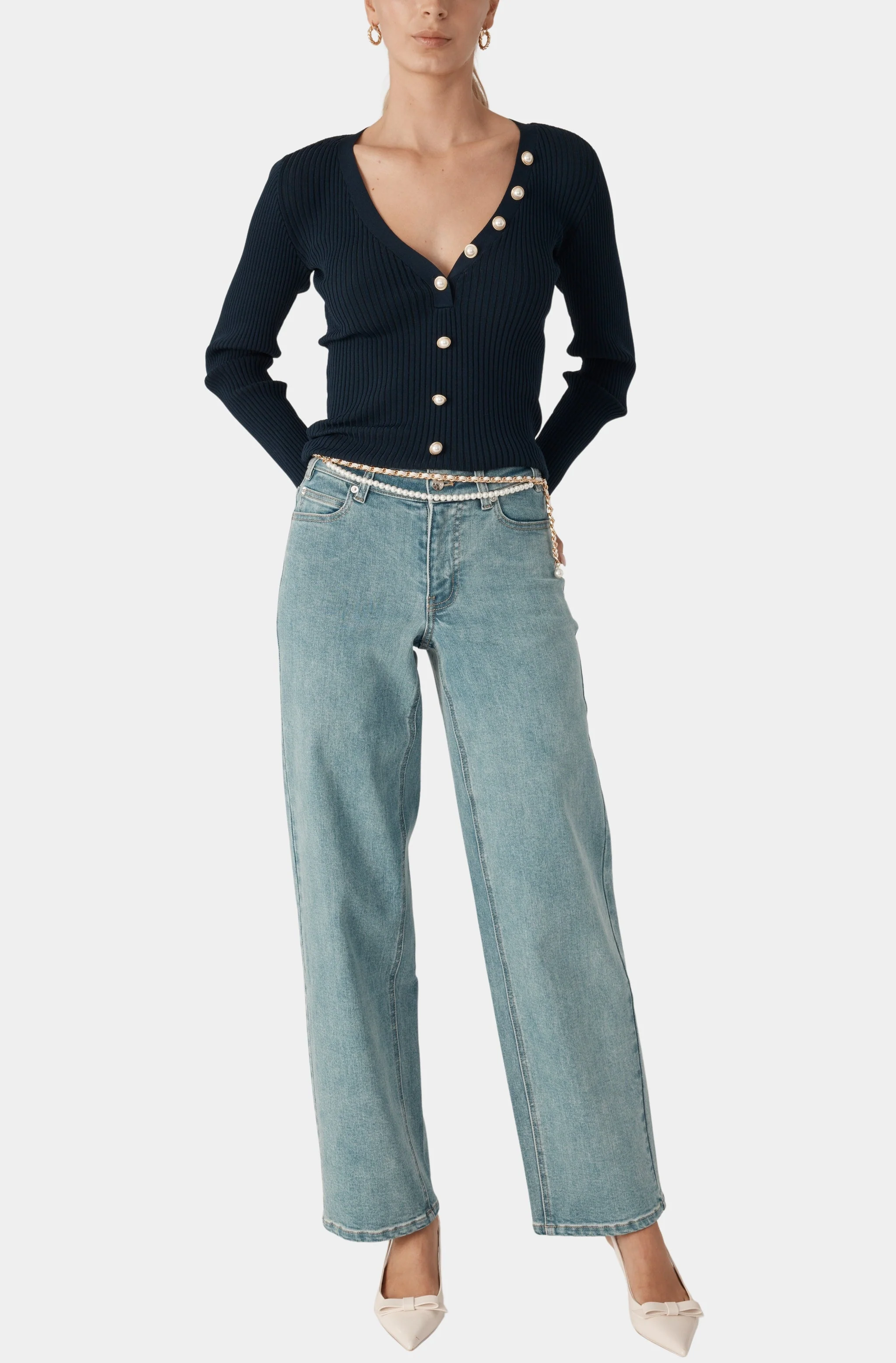 Staria Denim Pants - Image 3