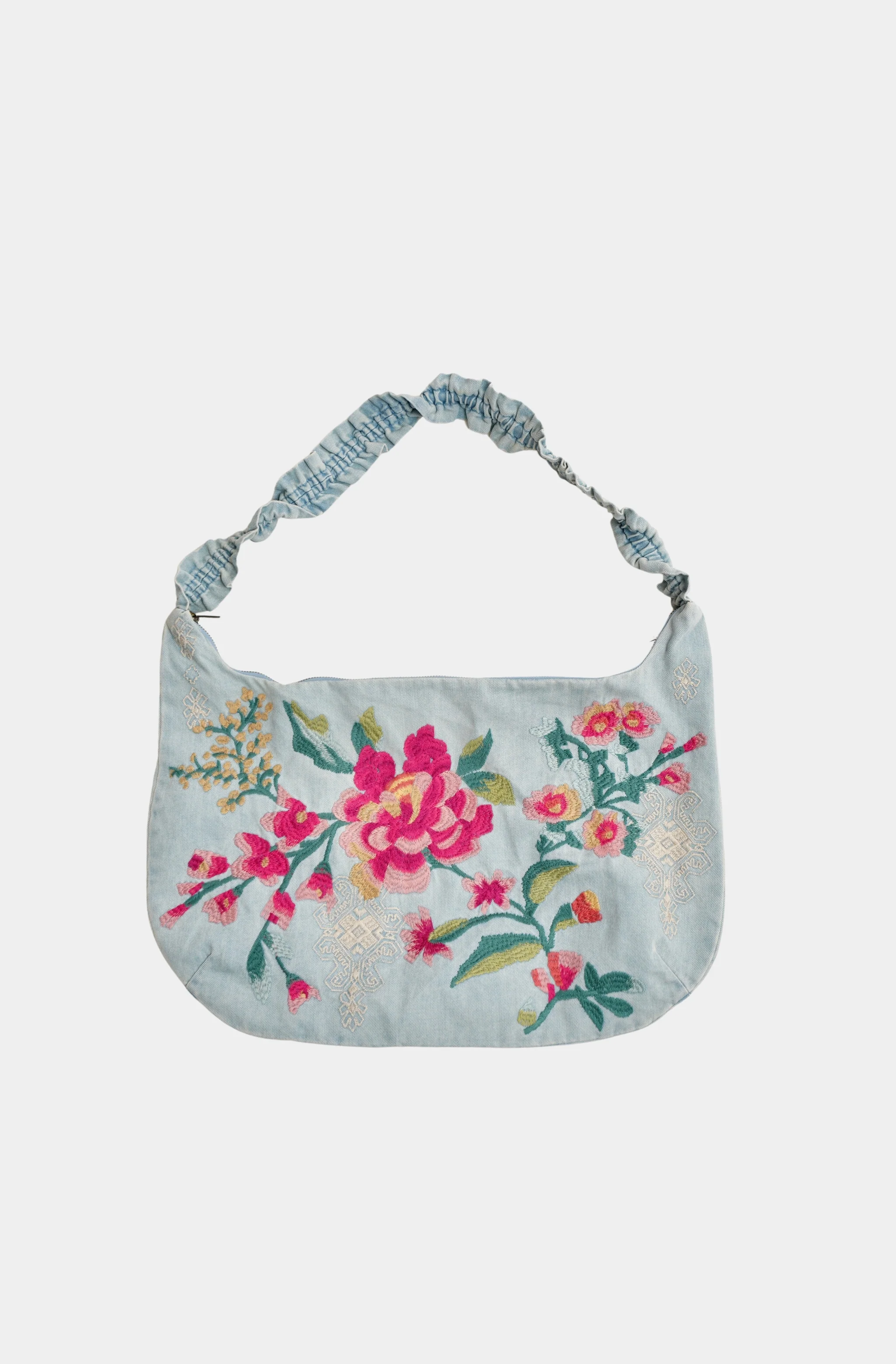 Ruched Strap Crossbody Bag