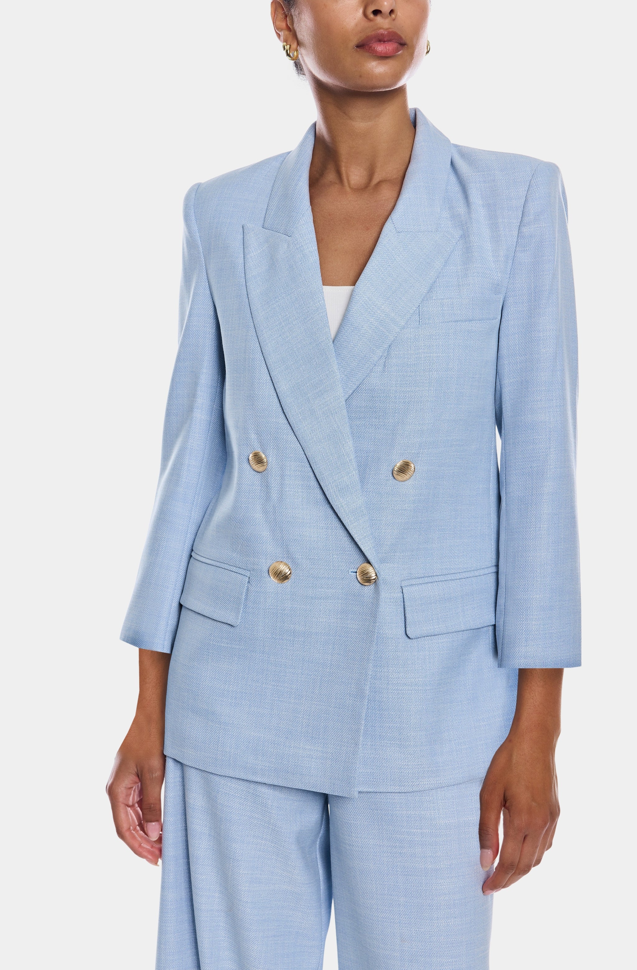 Maren Chambray Suiting Blazer
