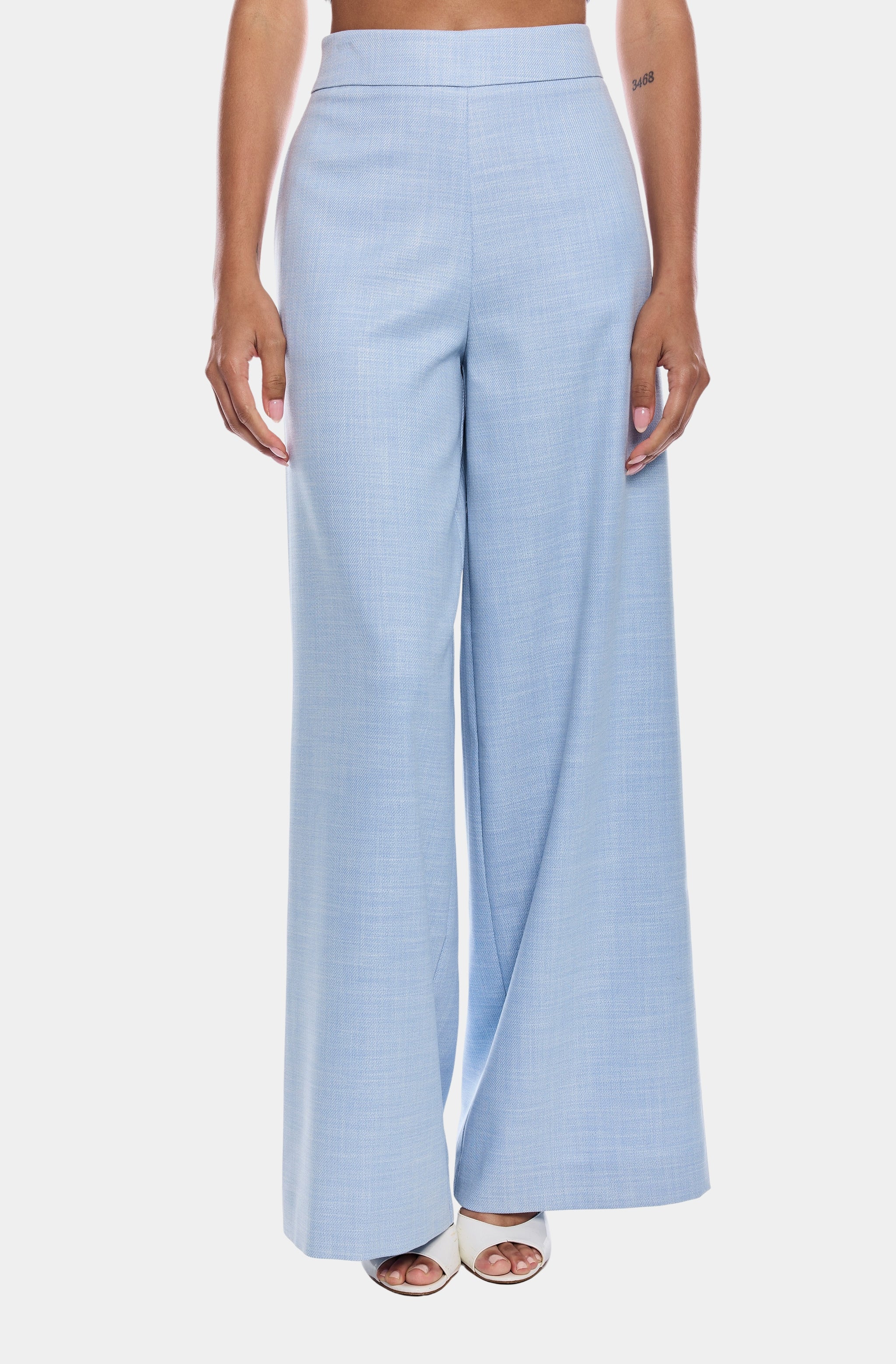 Magda Chambray Suiting Pants - Image 3
