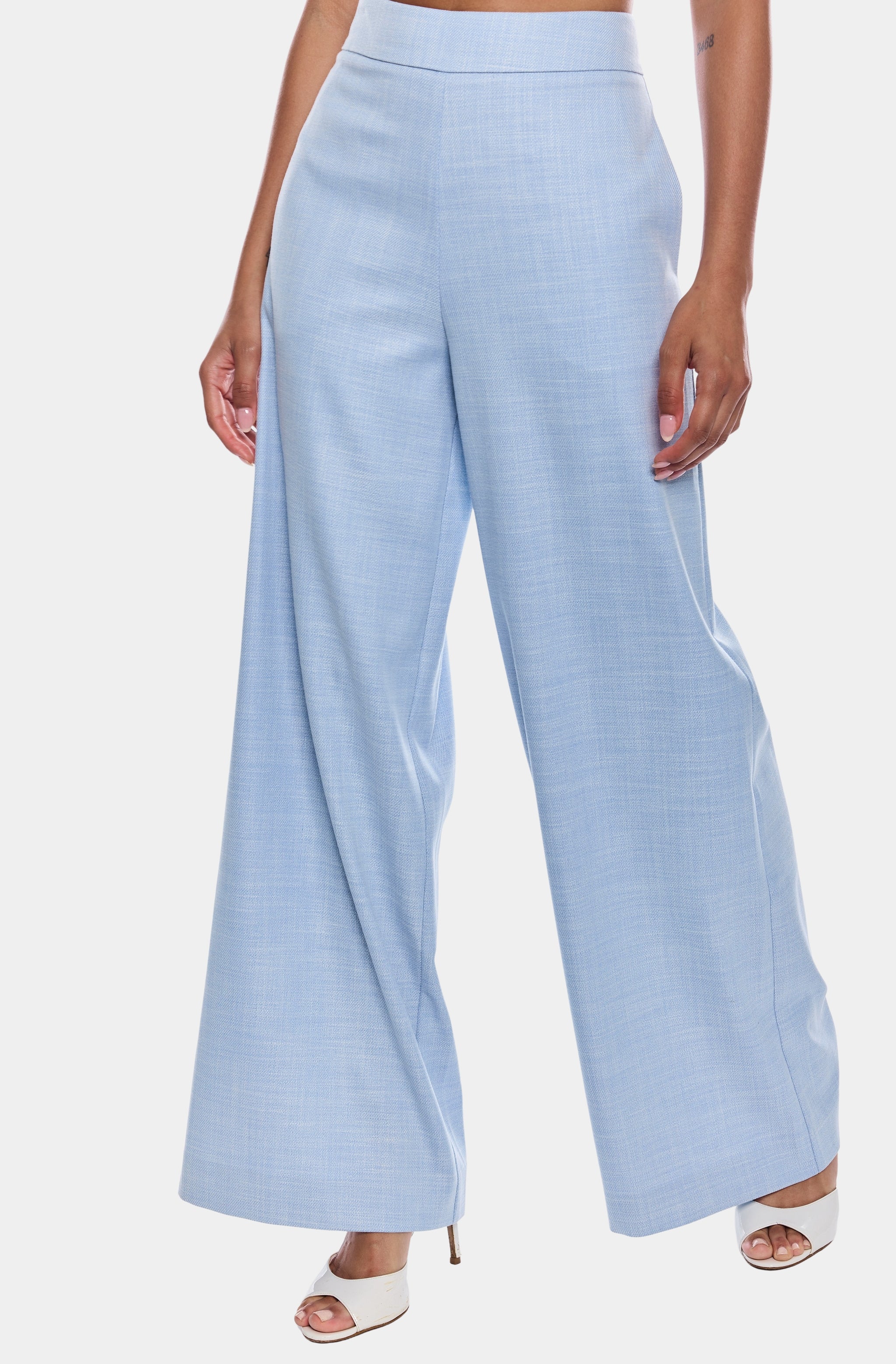 Magda Chambray Suiting Pants - Image 4