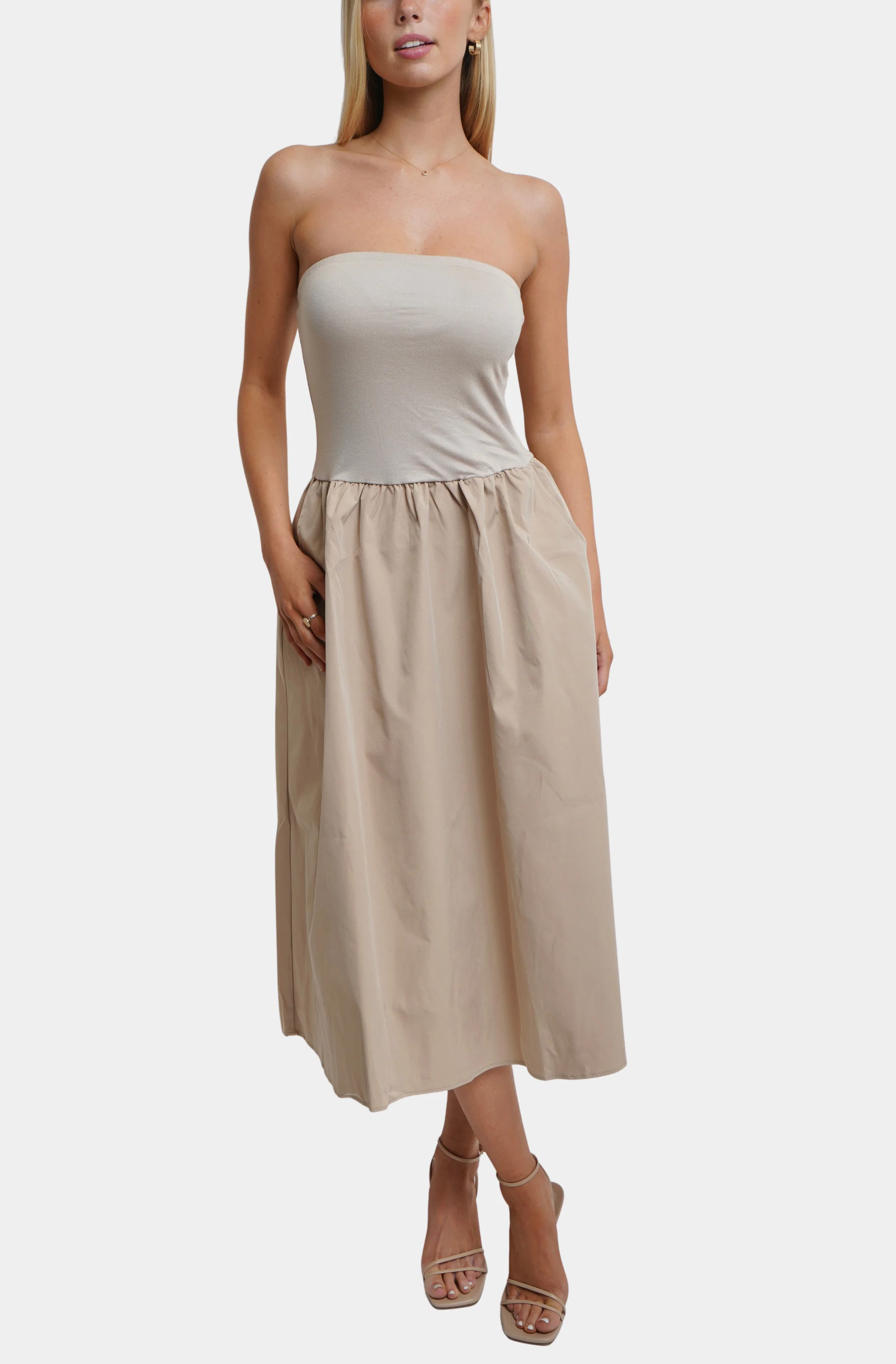 The Tube Top Midi Dress