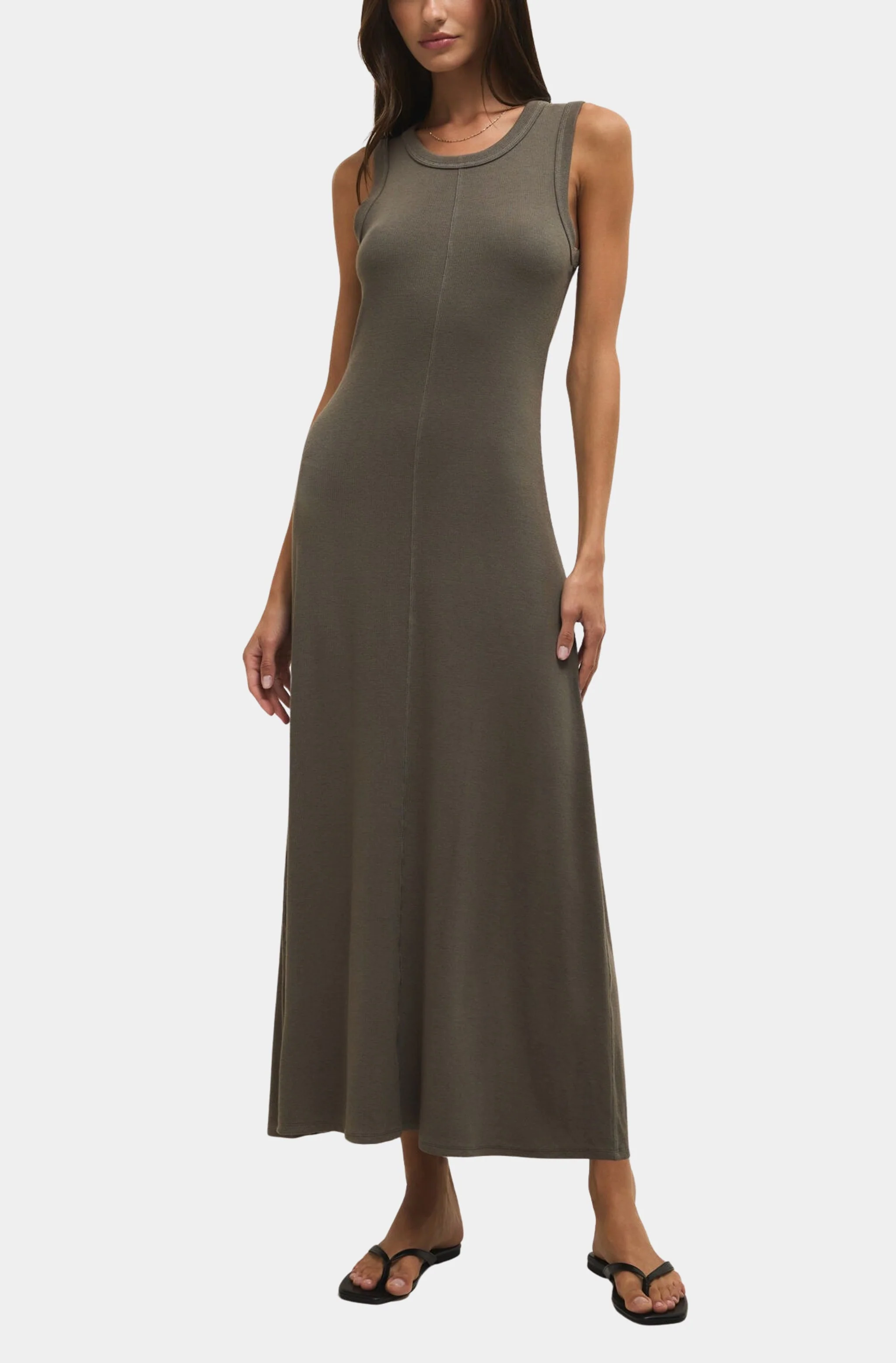 Linden Rib Midi Dress