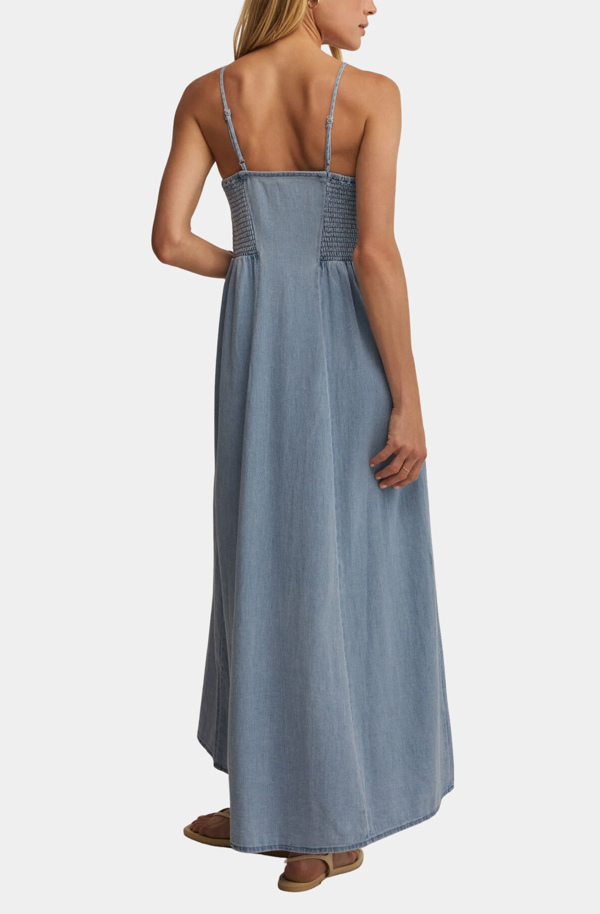Angel Eyes Twill Midi Dress - Image 2