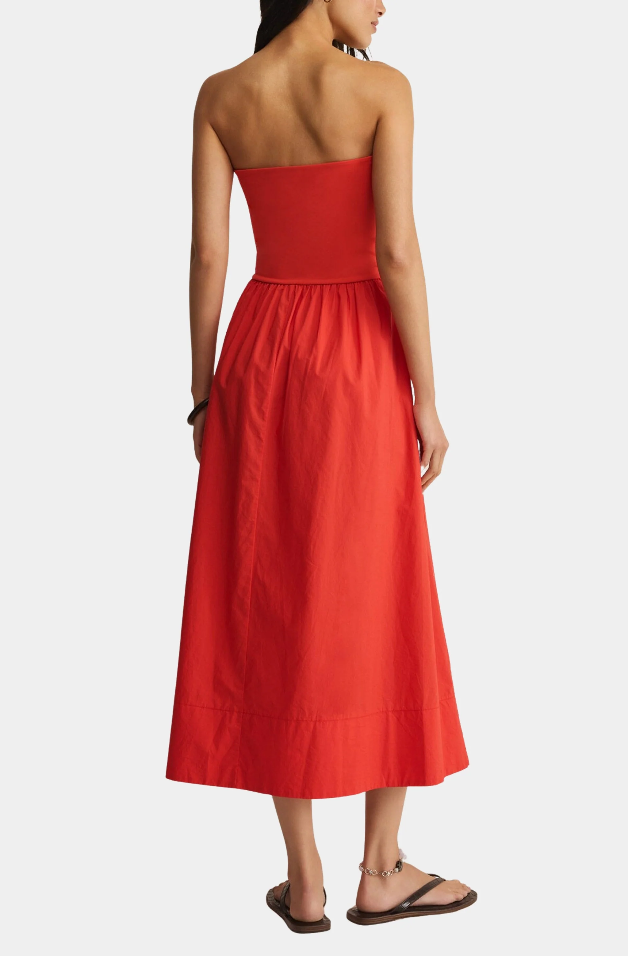 Sunsought Strapless Midi Dress - Image 2
